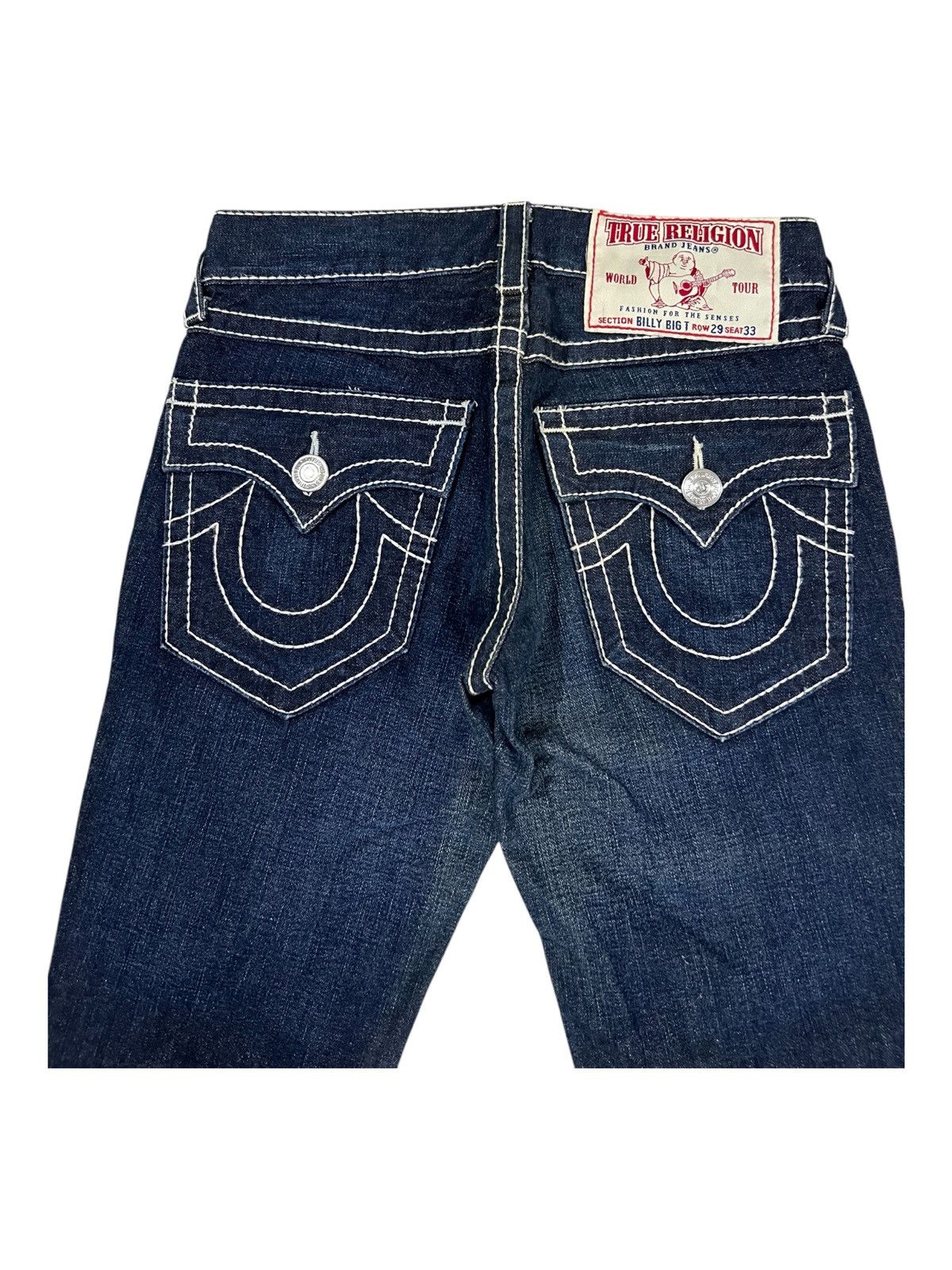 True Religion Y2K True Religion Billy Big T Made in USA Flare Jeans Denim Size US 31 - 3 Thumbnail