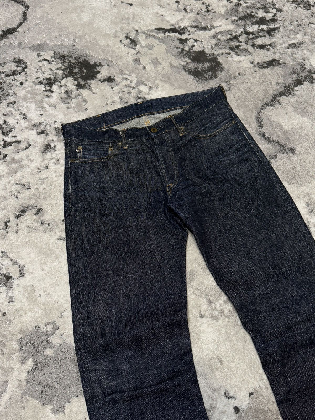 Japan Blue Crazy Japan Blue Selvedge Indigo Jeans Hedi Yohji Raf Miyake Size US 31 - 5 Thumbnail