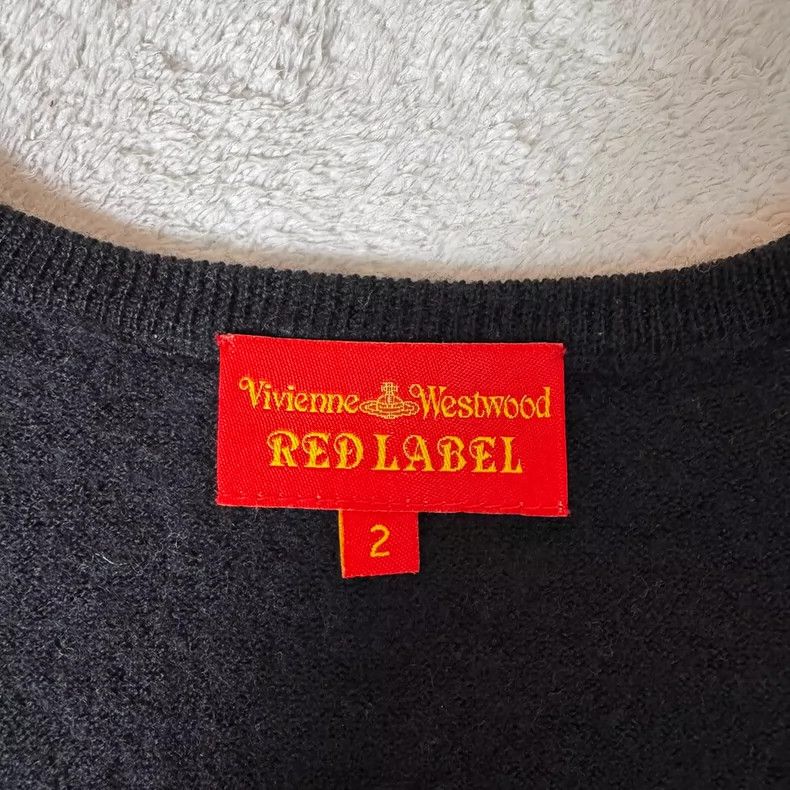 Vivienne Westwood Vivienne Westwood A black wool knit cardigan Size M / US 6-8 / IT 42-44 - 3 Thumbnail