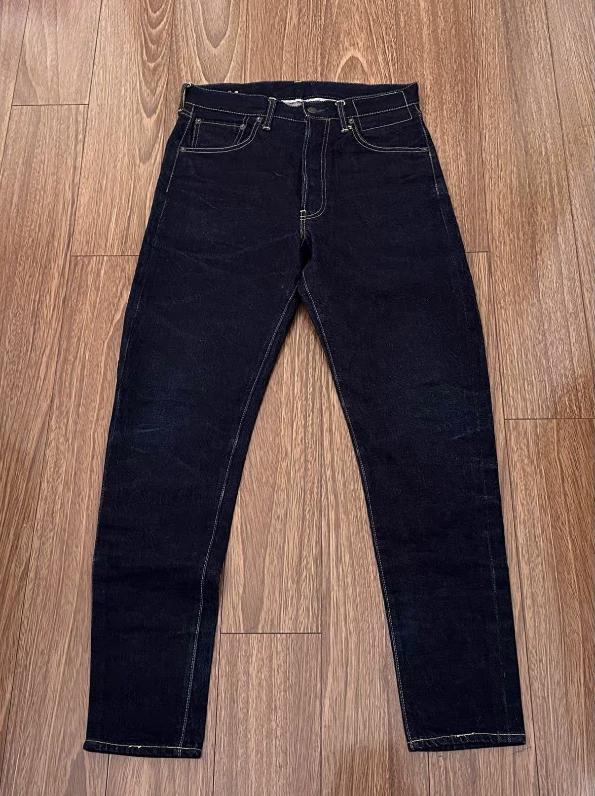 Visvim VISVIM SOCIAL SCULPTURE UNWASHED Raw denim jeans Size US 32 / EU 48 - 1 Thumbnail