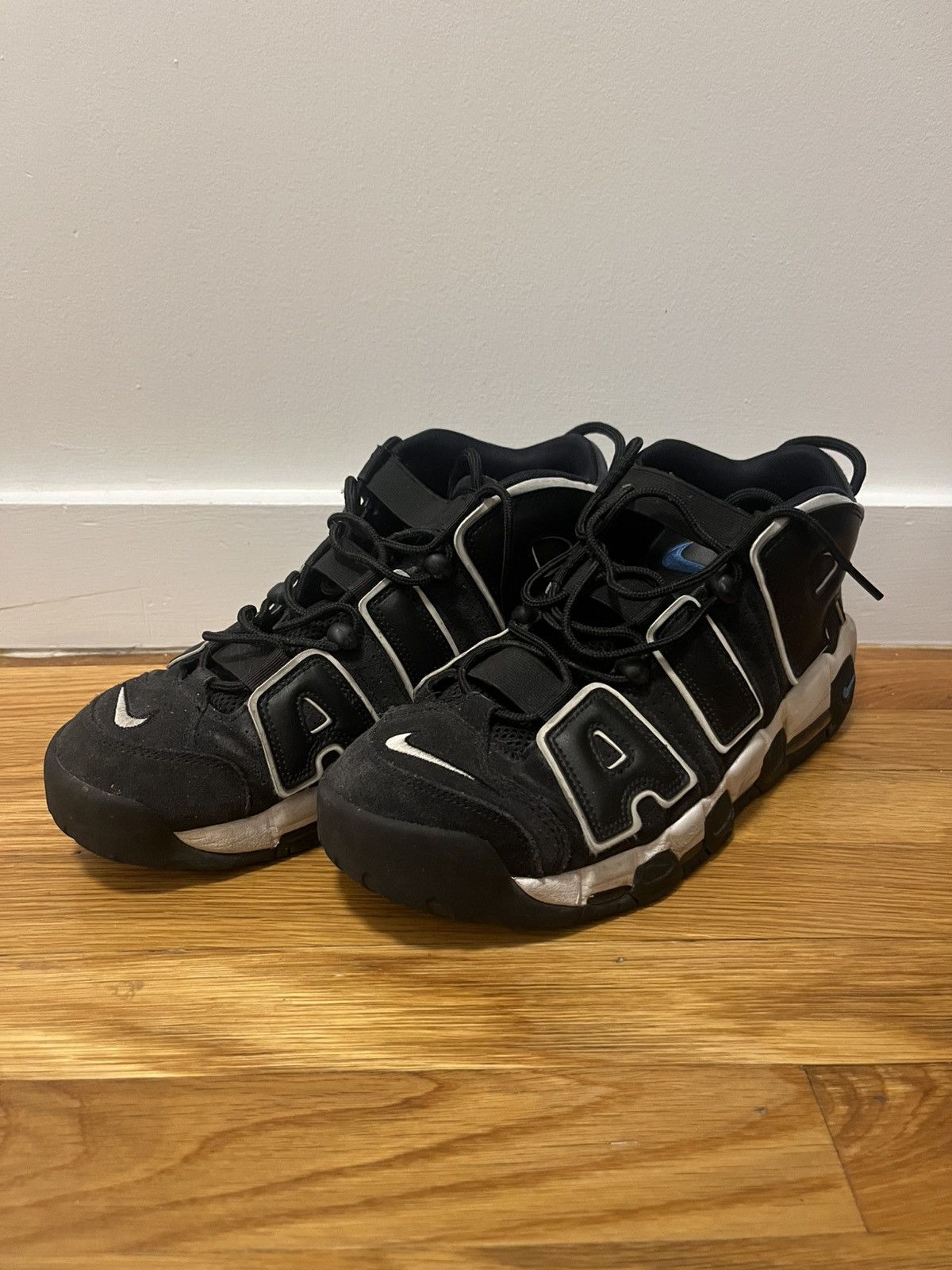 Nike Nike Air More Uptempo black star blue Size US 11 / EU 44 - 1 Thumbnail