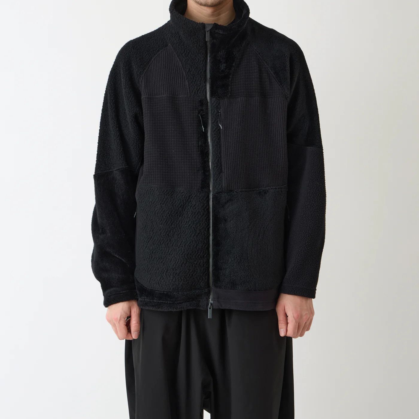 White Mountaineering WHITE MOUNTAINEERING BLK POLARTEC FLEECE ZIP UP BLOUSON Size US L / EU 52-54 / 3 - 4 Thumbnail