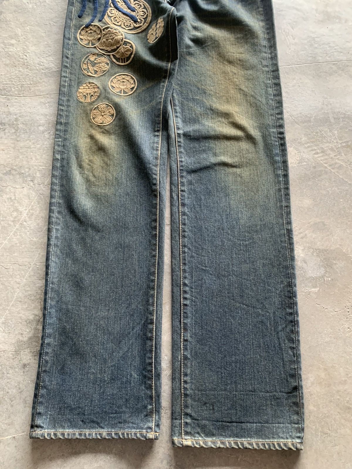Japanese Brand crazy rusty sukajan japanese denim karakuri tamashii style Size US 32 / EU 48 - 14 Thumbnail