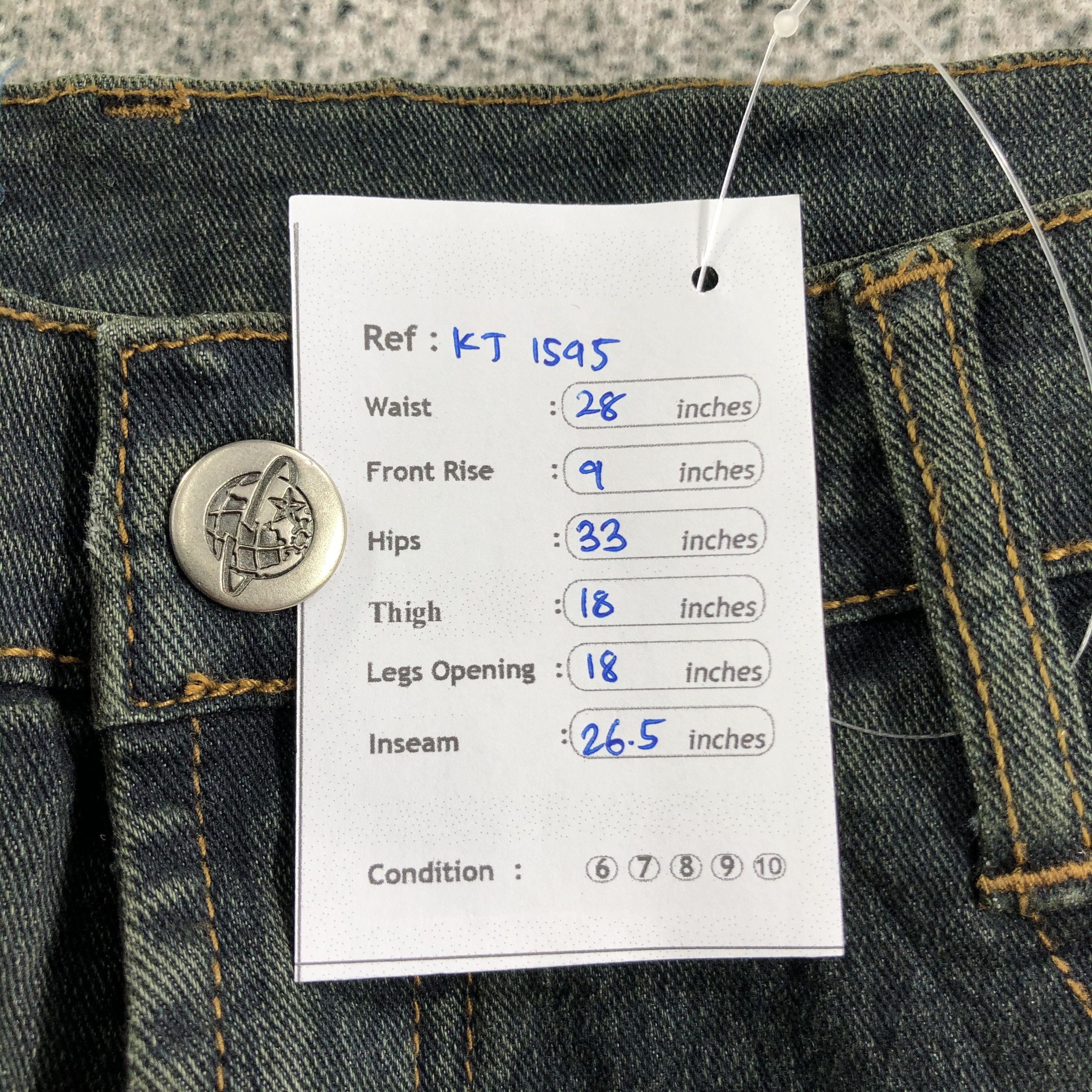 Japanese Brand Japanese Brand Ichioko Jeans Flared Denim KJ1595 Size 28" / US 6 / IT 42 - 9 Thumbnail