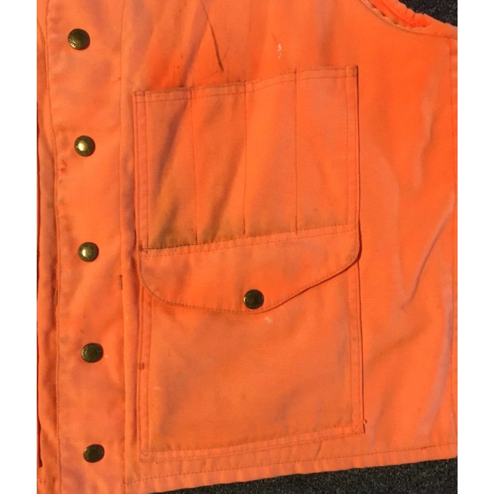 Filson VINTAGE Filson Faded Distress Vest 44 USA Army Punk Jacket Men 44 Orange Grunge 90s Biker Motorcycle USA Camouflage? Size US S / EU 44-46 / 1 - 5 Thumbnail