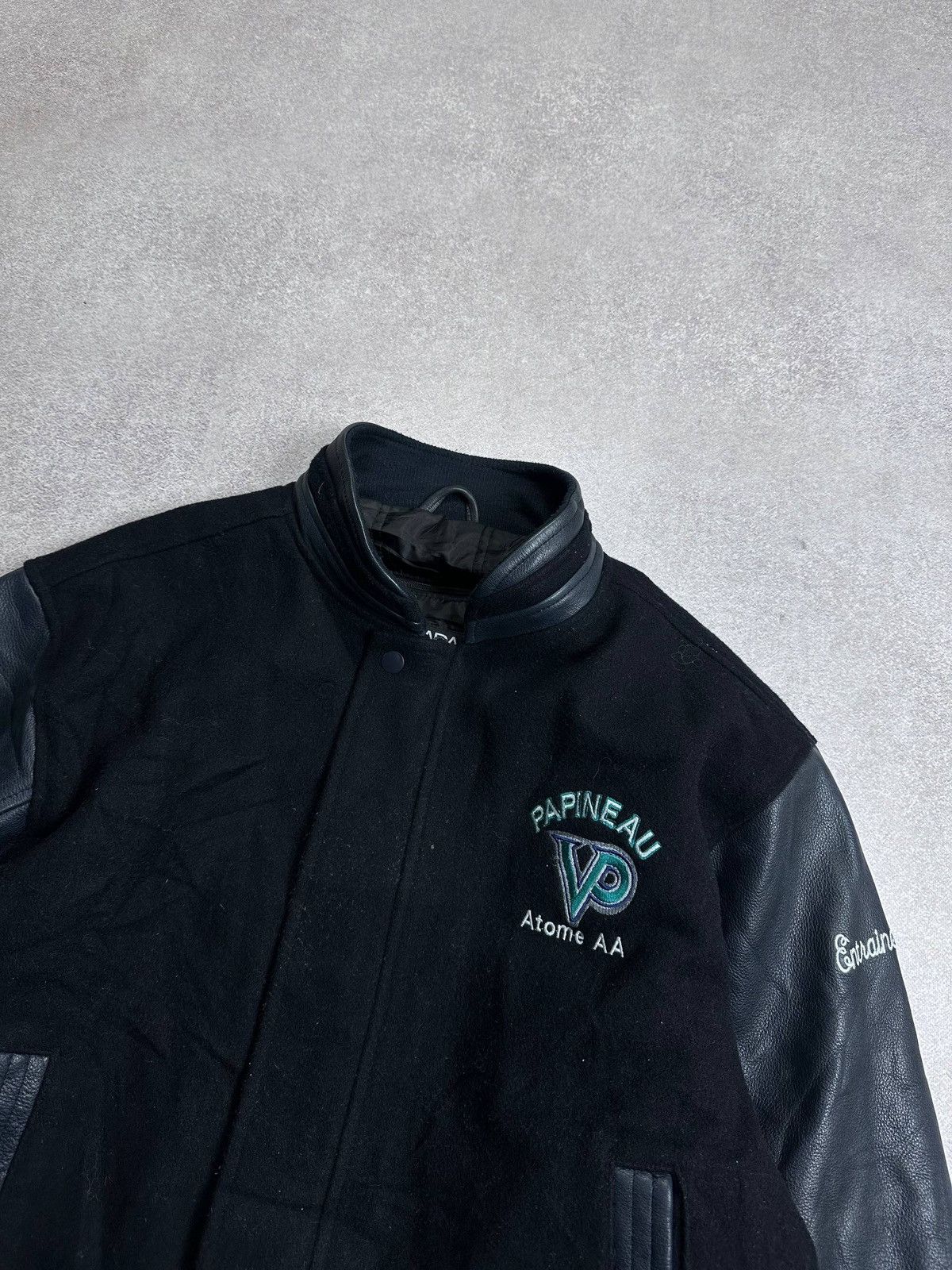 Alpha Industries Vintage 90s Papineau Bomber Leather Jacket M Size US M / EU 48-50 / 2 - 4 Thumbnail