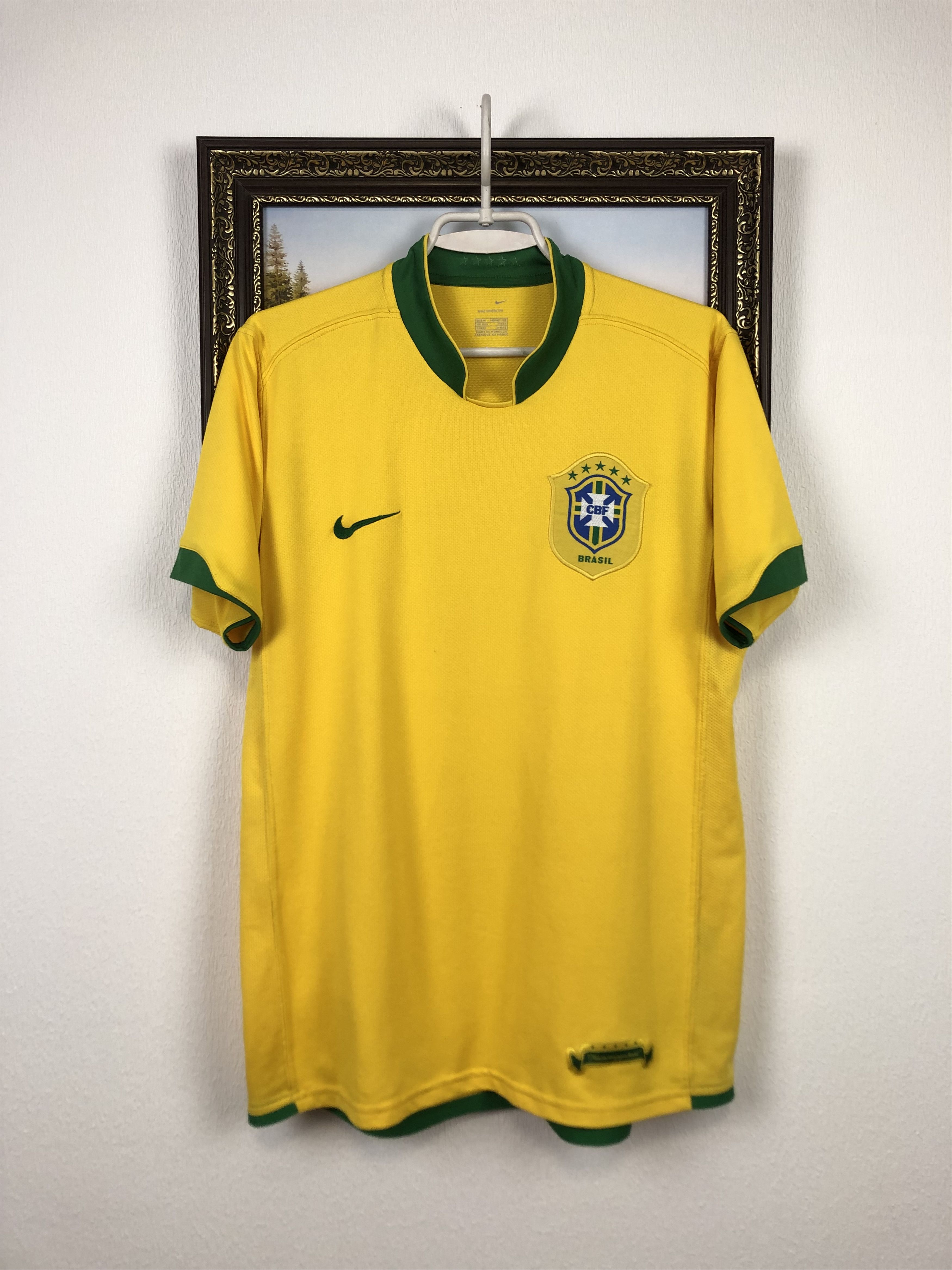 Brazil Home football shirt 2006 Soccer Nike Jersey Rare