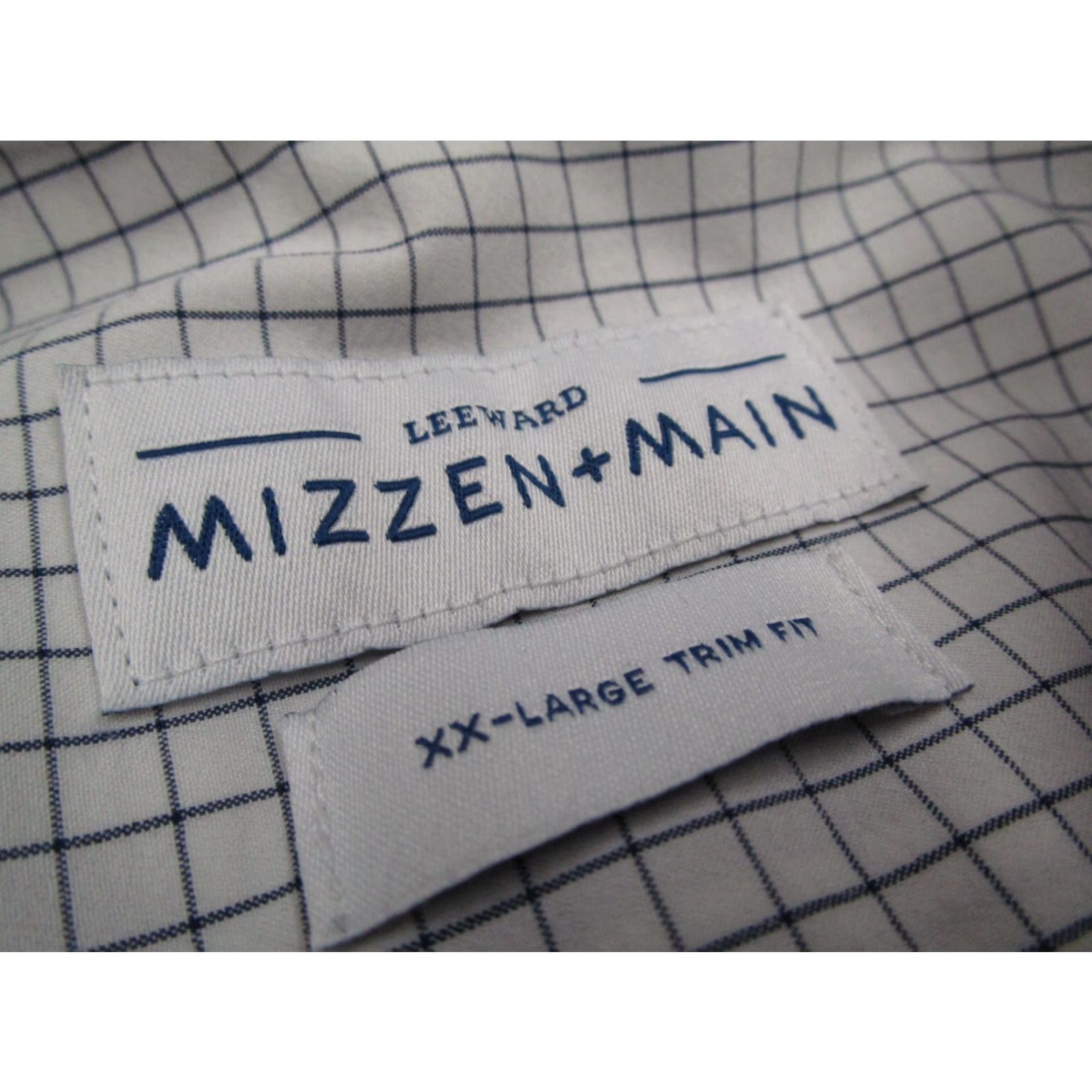 Mizzen+Main Mizzen+Main Shirt Mens 2XL XXL White Trim Fit Button Up Leeward Performance Shirt Size US XXL / EU 58 / 5 - 3 Thumbnail