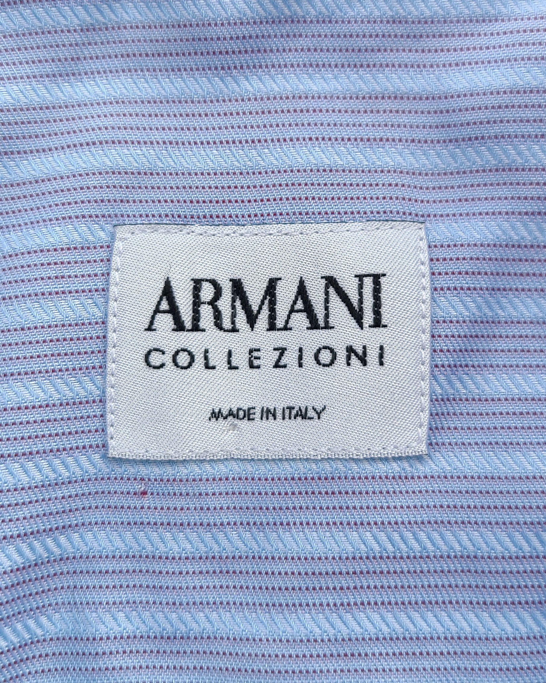Giorgio Armani Collezioni Striped Button Down Made in Italy