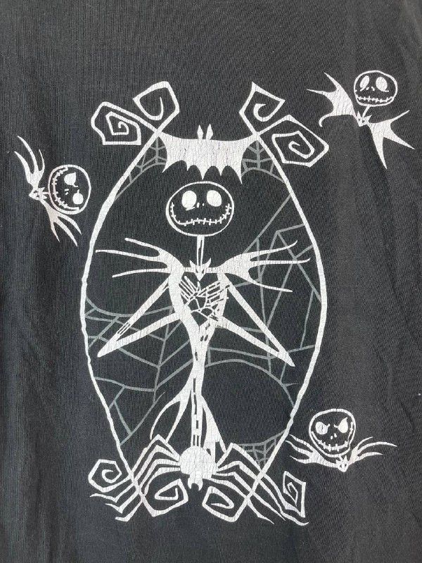 Disney DISNEY NIGHTMARE JACK SKELLINGTON T-SHIRT BLACK MENS SIZE M Size US M / EU 48-50 / 2 - 4 Thumbnail