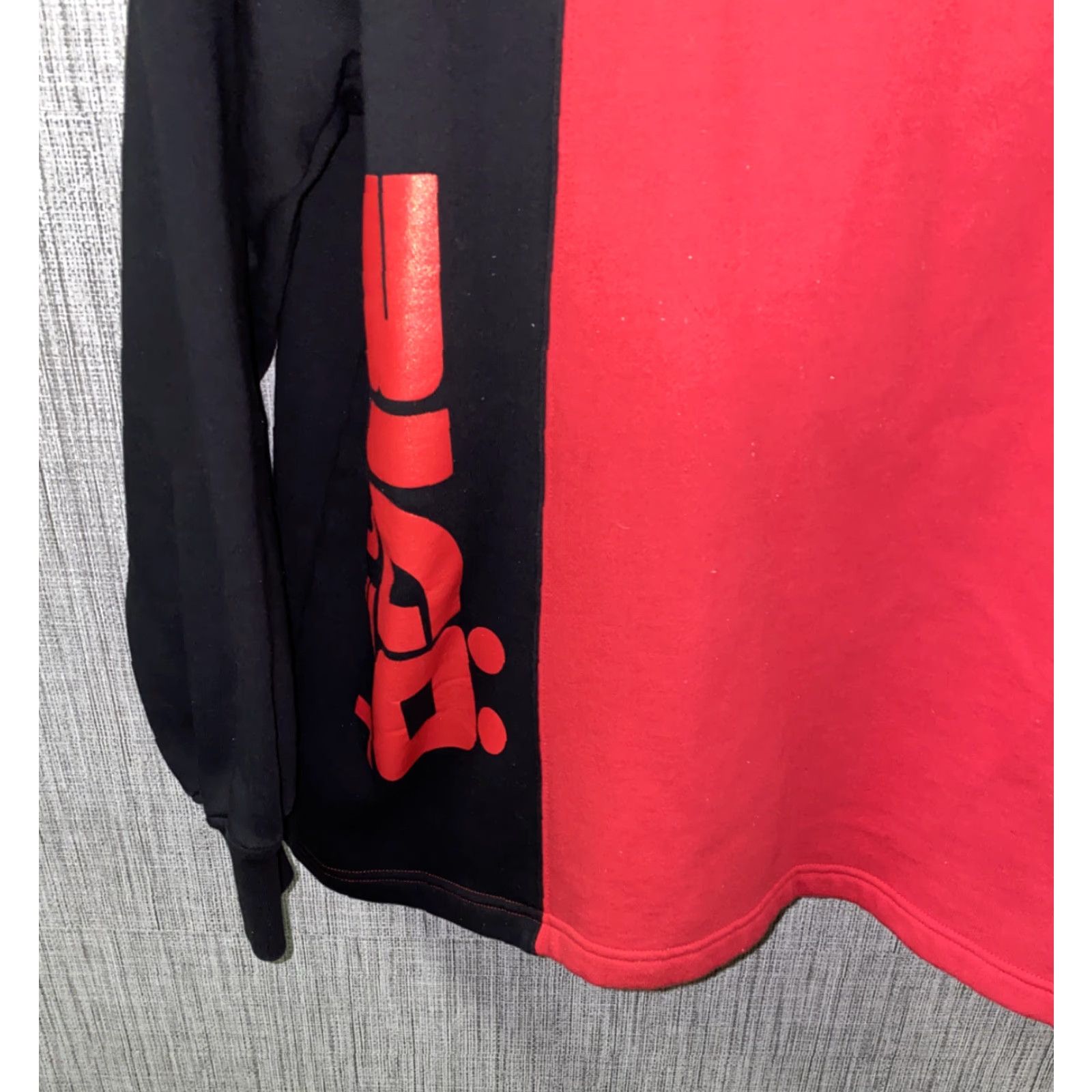 Vintage VINTAGE Rico Sport Mens Red Henley Shirt XL Fleece Lined Regular Size Red Sports Pattern Long Sleeve Cotton/Polyester Size US XL / EU 56 / 4 - 5 Thumbnail