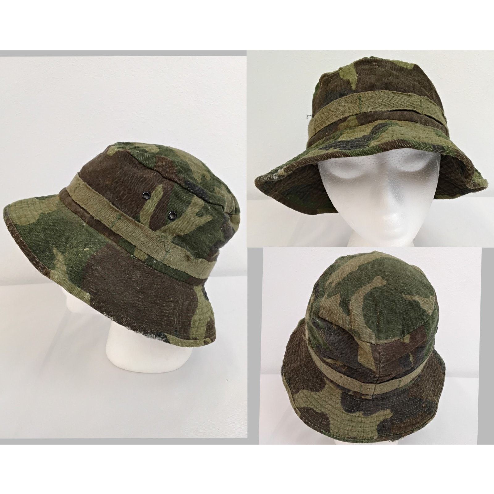 Other Military Boonie Jungle Hat Vintage No Tags Vintage 1970's Size ONE SIZE - 1 Thumbnail