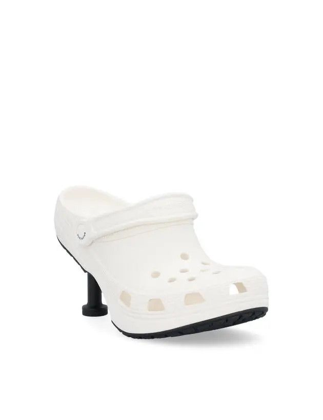 Balenciaga × Crocs o1s1rm1024 Crocs™ Madame 80mm Mules in White Size US 11 / IT 41 - 2 Thumbnail