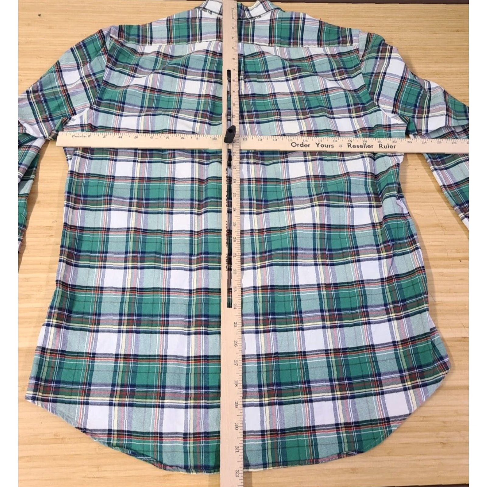 Polo Ralph Lauren Polo Ralph Lauren Shirt Mens L Green Plaid Custom Fit Button Down Preppy Size US L / EU 52-54 / 3 - 7 Thumbnail