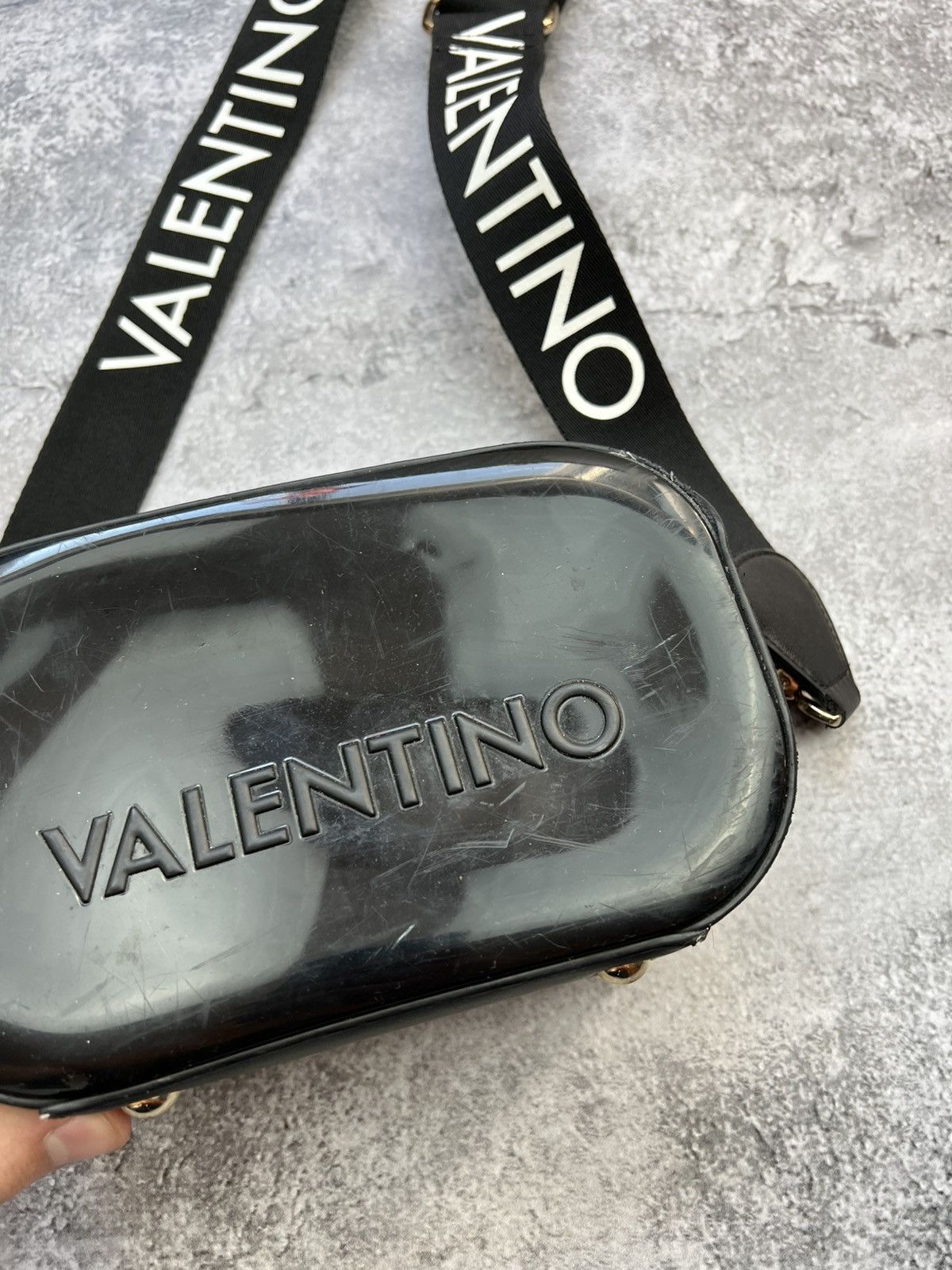 Vintage Styled Valentino Leather Bag Womens Size ONE SIZE - 3 Thumbnail