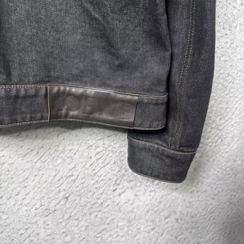 Loewe LOEWE Black-gray geometric denim jacket Size XL / US 12-14 / IT 48-50 - 3 Thumbnail