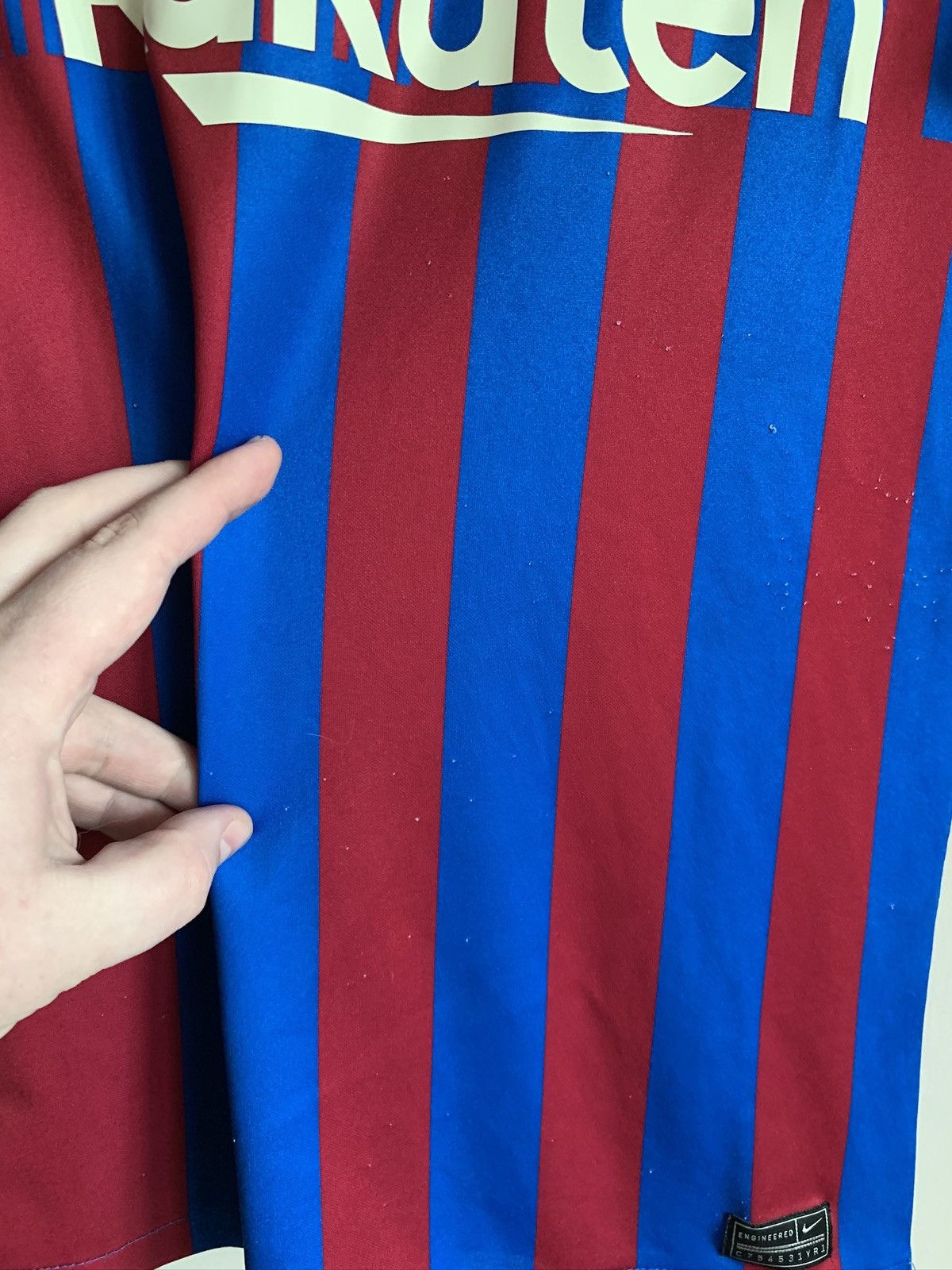 Nike Barcelona 21/22 Home Football Shirt Nike Soccer Jersey Sz S Size US S / EU 44-46 / 1 - 7 Thumbnail