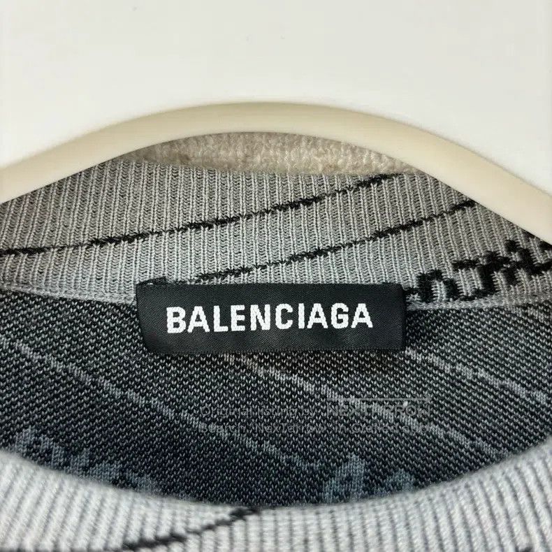 Balenciaga Balenciaga Barrage Logo Round Neck Woolen Sweater Knitwear Size US S / EU 44-46 / 1 - 4 Thumbnail