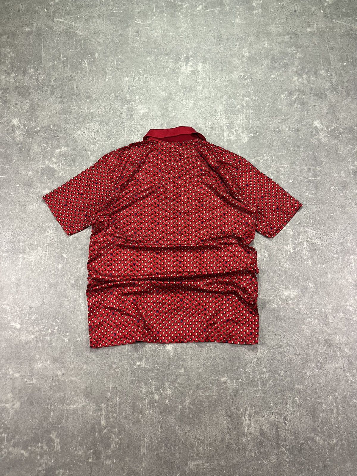 Versace Rare Vintage Versus Versace Monogram Polo Shirt Size US M / EU 48-50 / 2 - 3 Thumbnail
