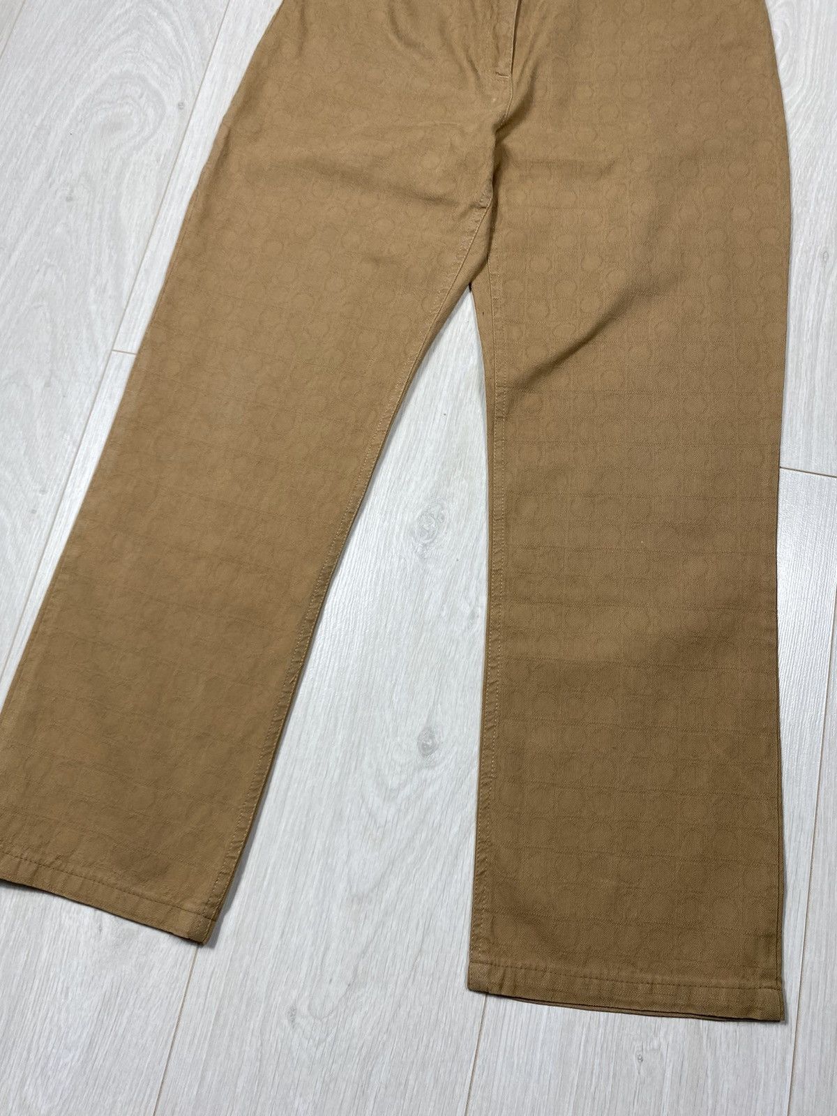 Salvatore Ferragamo × Vintage Salvatore Ferragamo Pants Monogram Size 28" / US 6 / IT 42 - 4 Thumbnail
