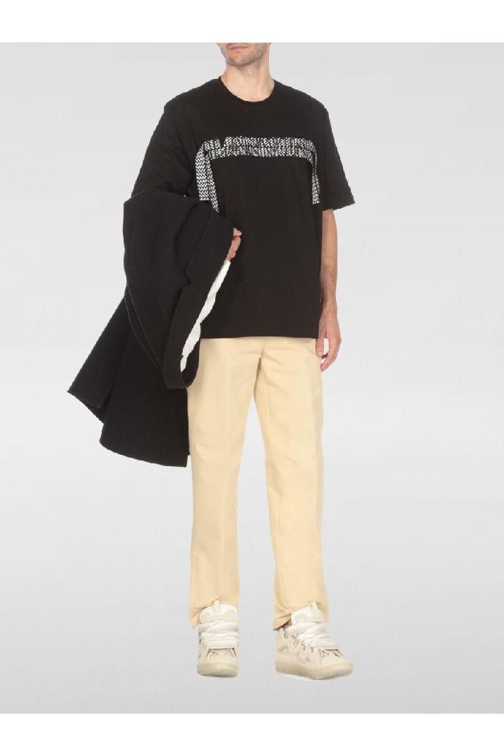 Lanvin o1s22i1n1024 Biker Gabardine Trouser in Beige Size US 30 / EU 46 - 2 Thumbnail