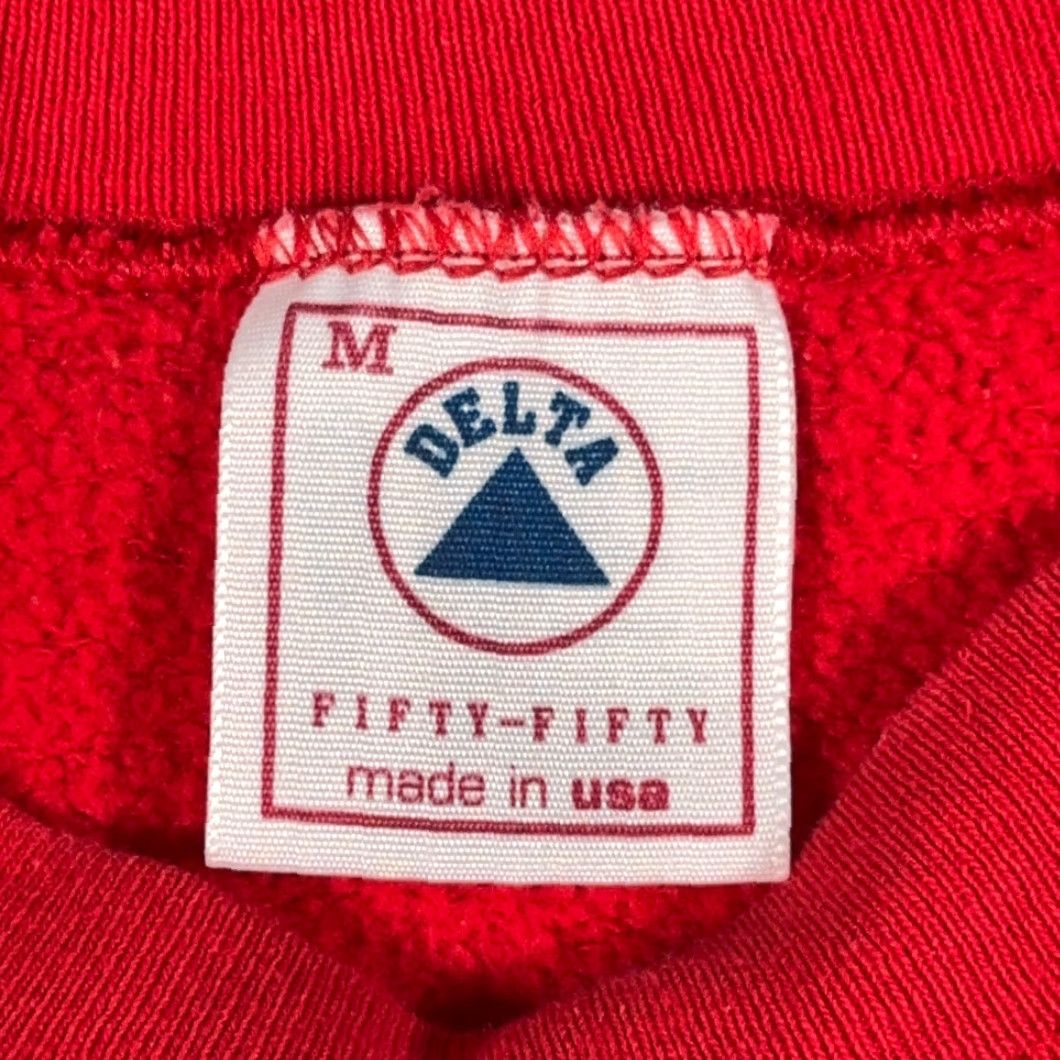 Delta VINTAGE Delta Scarecrow Sweater Shirt Adult SMALL Red 90s Halloween USA Made Crew Neck Men Mens - Size US S / EU 44-46 / 1 - 4 Thumbnail