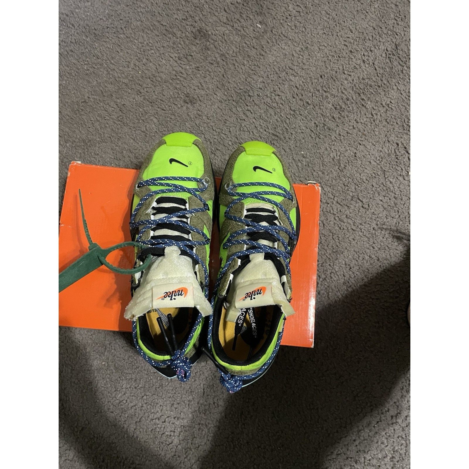 Nike Size 7.5M-Nike Off-White xAir Zoom Terra Kiger 5 in Progress Size US 7.5 / EU 40-41 - 4 Thumbnail