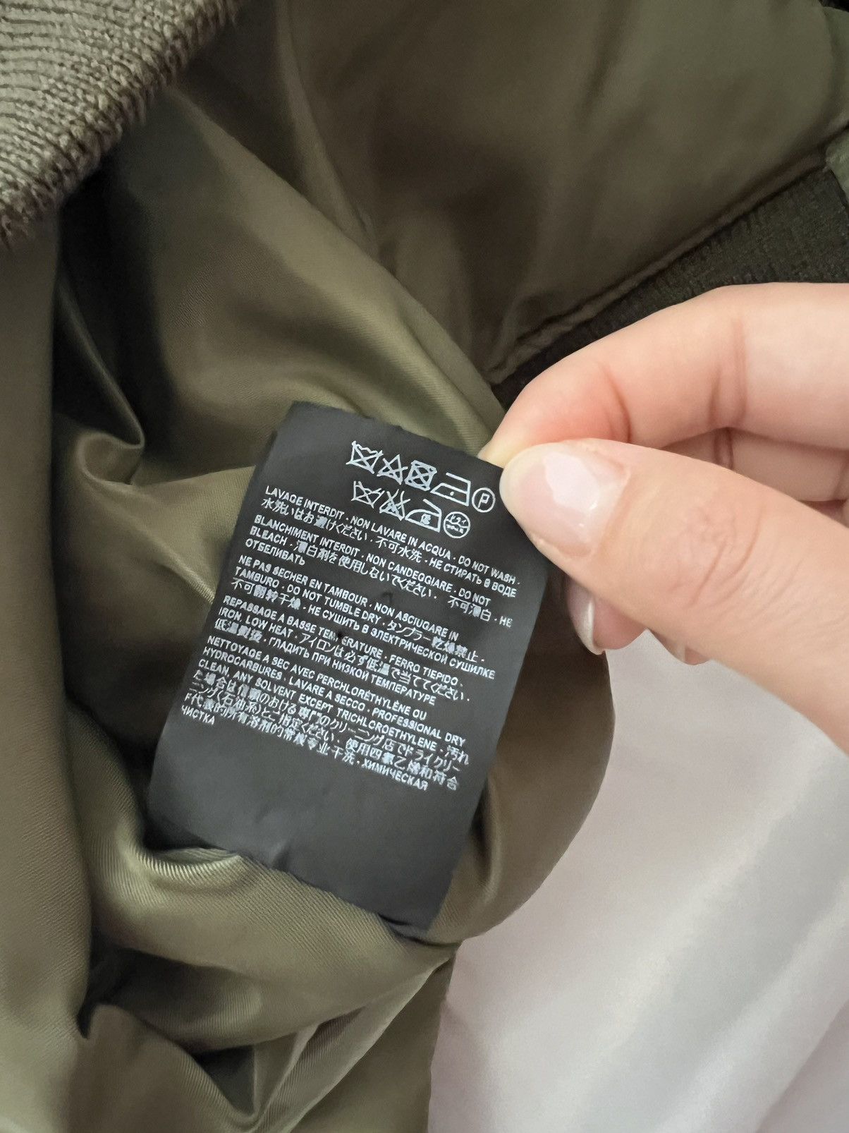 Saint Laurent Paris Saint Laurent FW15 Olive Bomber Jacket Sz. 50 Size US M / EU 48-50 / 2 - 13 Thumbnail