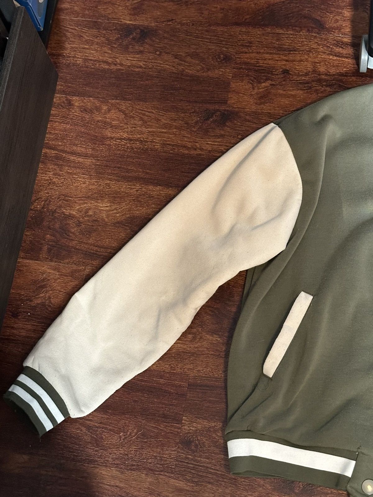 Vintage Green Varsity Jacket Size US M / EU 48-50 / 2 - 2 Thumbnail