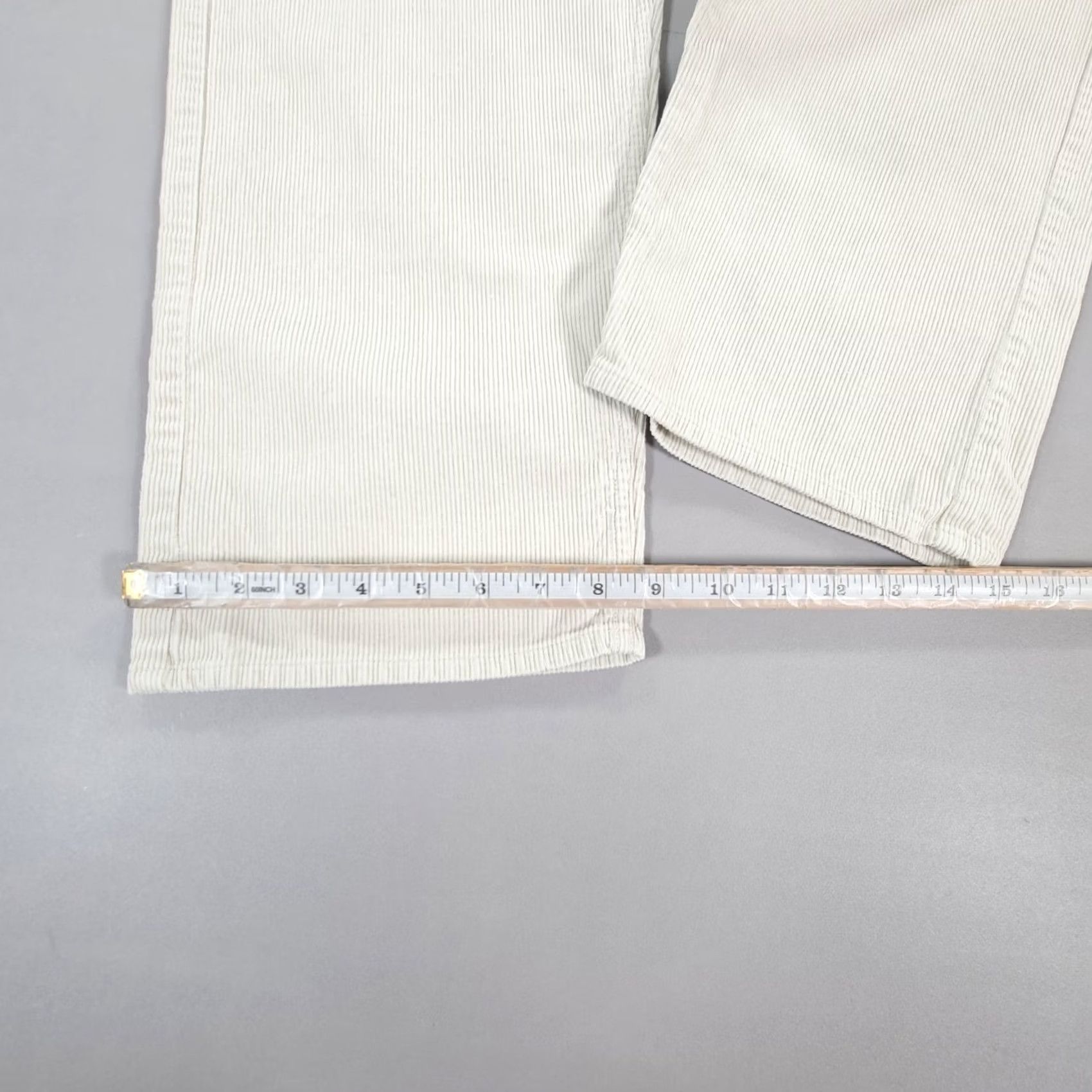 Arket Arket Mens Trousers Grey W34 L30 Corduroy Pants Straight Leg 50 Size US 34 / EU 50 - 7 Thumbnail
