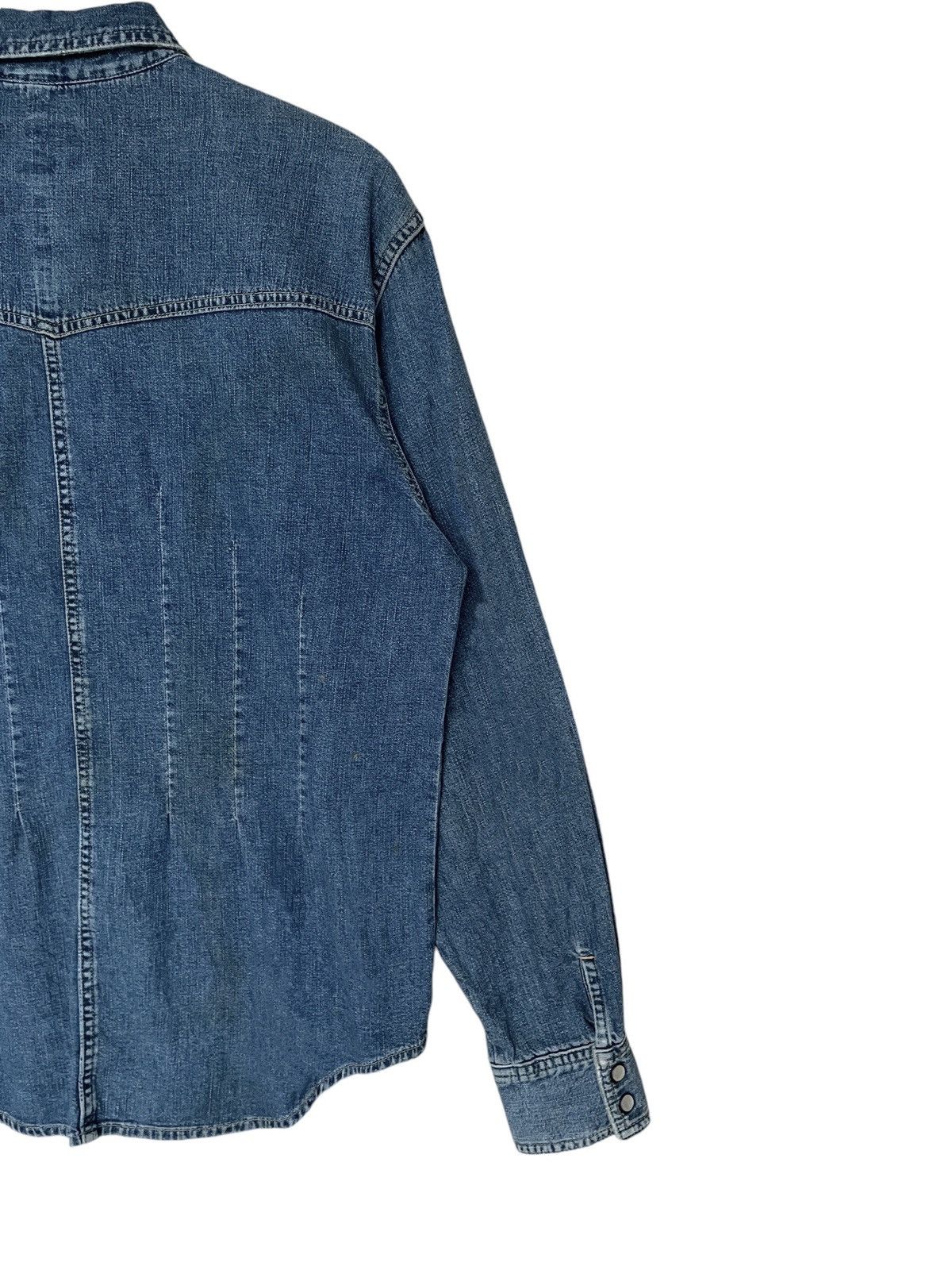 Japanese Brand × Vintage Vintage Japanese Brand Domingo Western Denim Shirt 2000s Size US L / EU 52-54 / 3 - 7 Thumbnail