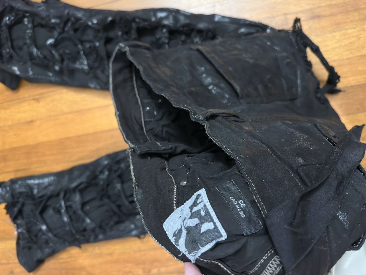 Rick Owens Drkshdw Rick Owens FW23 Luxor GETH CUT DISTRESSED SBFLS JEANS Size US 33 - 5 Thumbnail