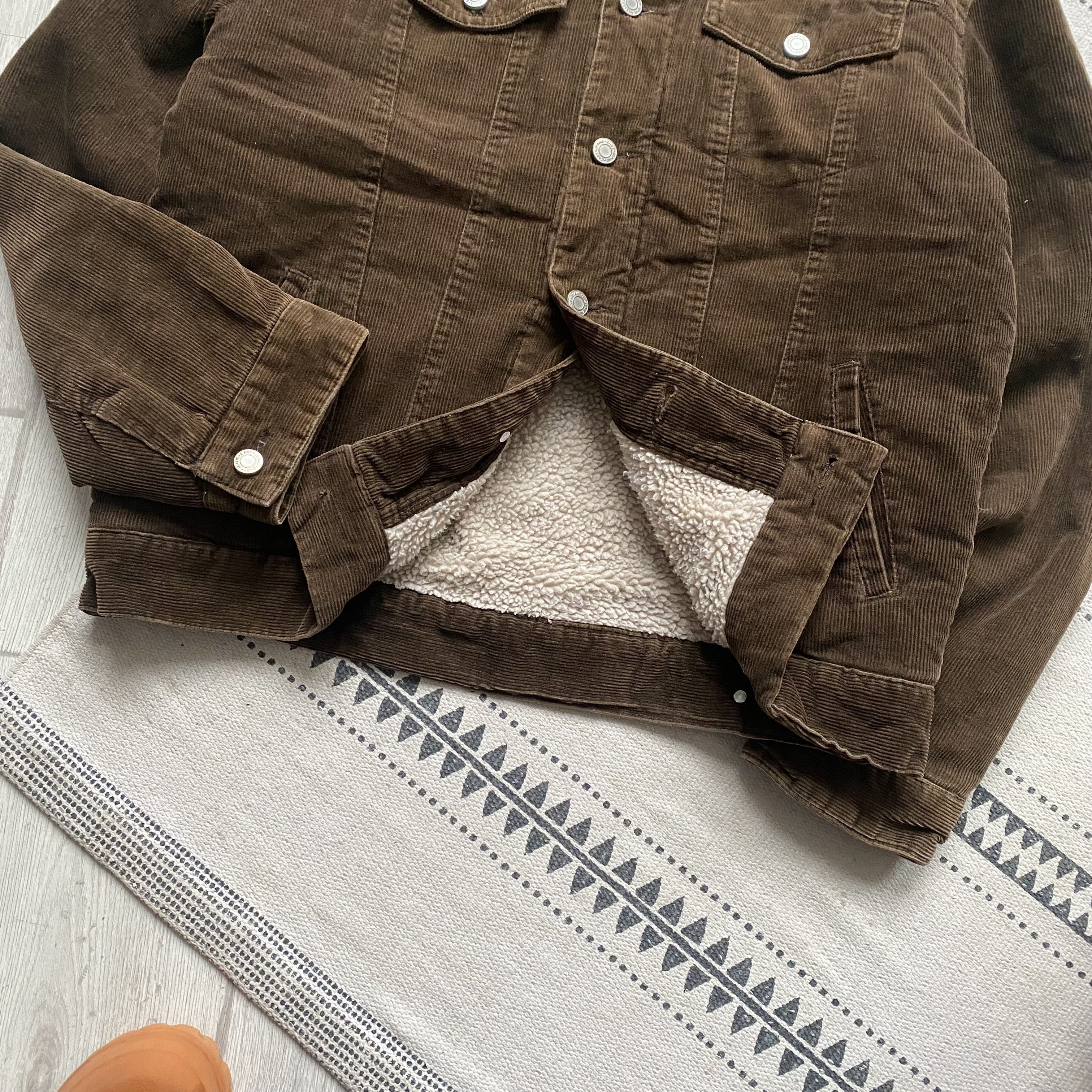 Diesel Vintage Y2K 90s Corduroy Denim Sherpa jacket Trucker Diesel Size US M / EU 48-50 / 2 - 6 Thumbnail
