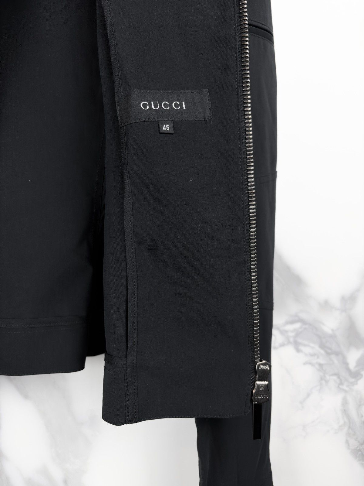 Gucci SS99 Gucci Tom Ford Vintage Multi Zip Pocket Blouson Jacket Size US S / EU 44-46 / 1 - 7 Thumbnail