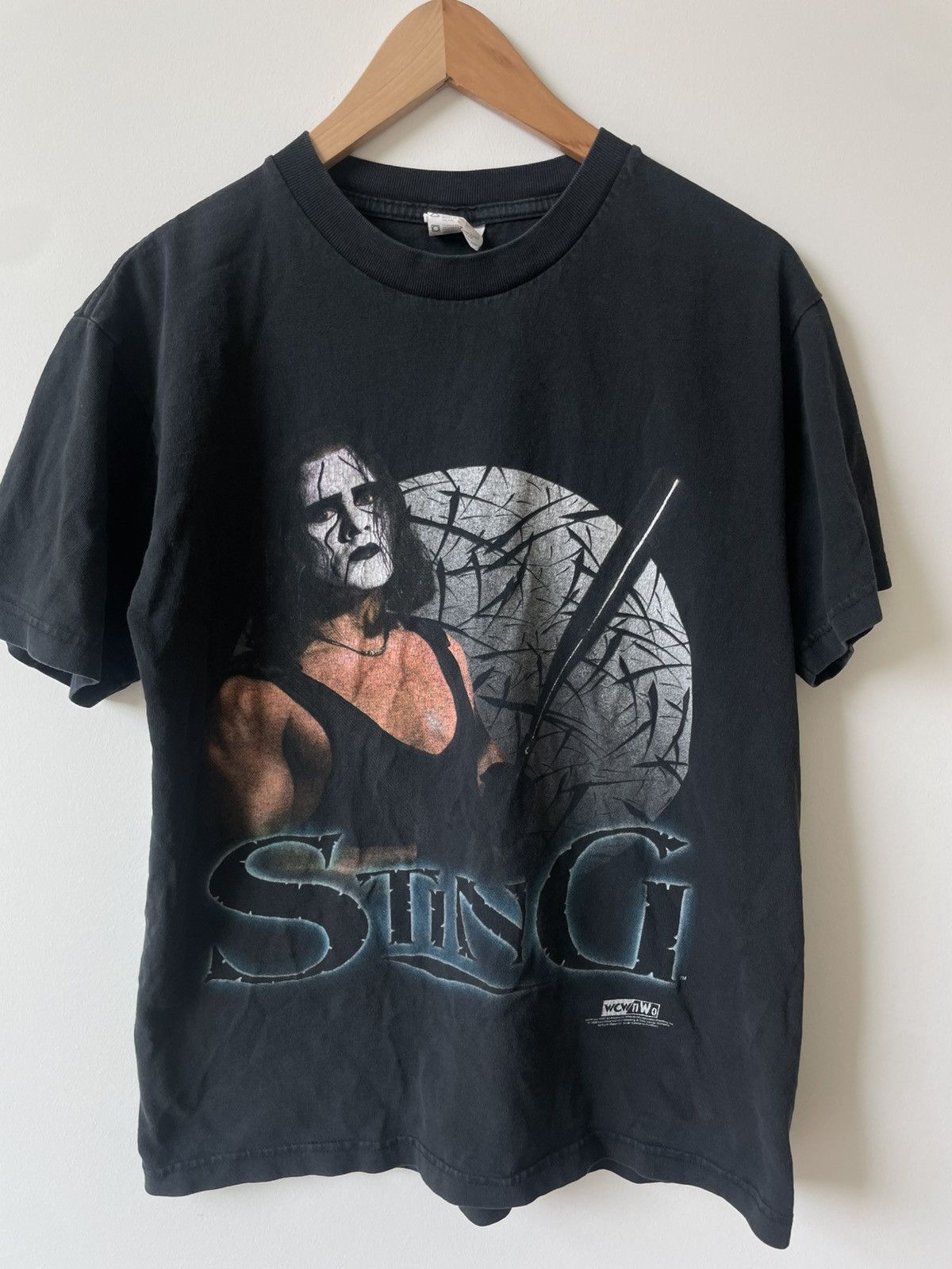 Vintage 1998 Sting WCW NWO T-Shirt RARE