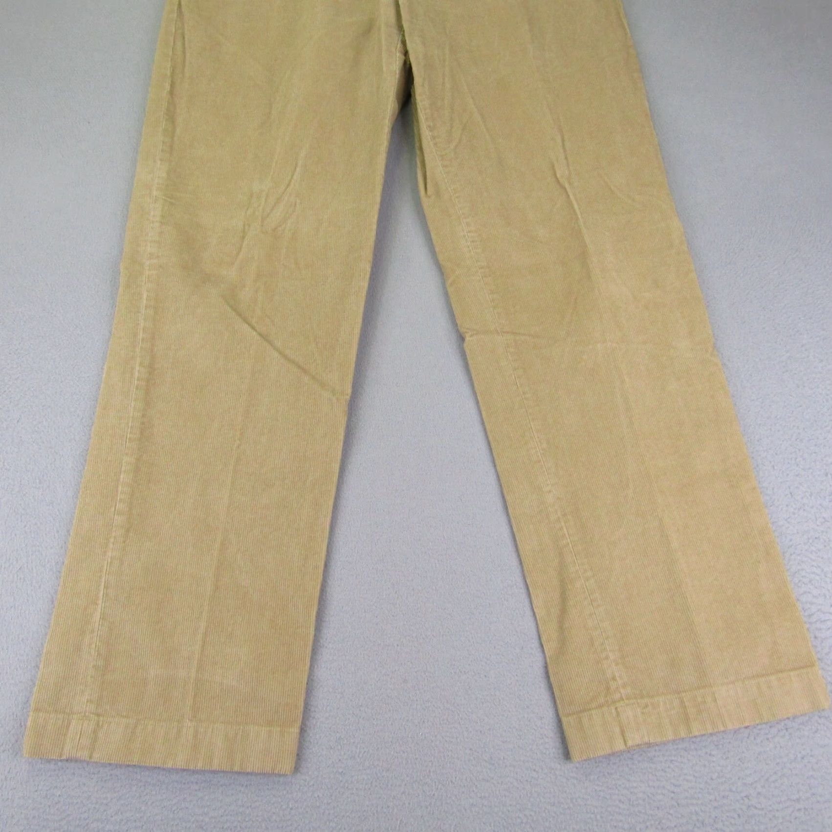 Vintage L.L. Bean Chino Pants Mens 35x34 Beige Corduroy Casual Straight Outdoor Size US 35 - 3 Thumbnail