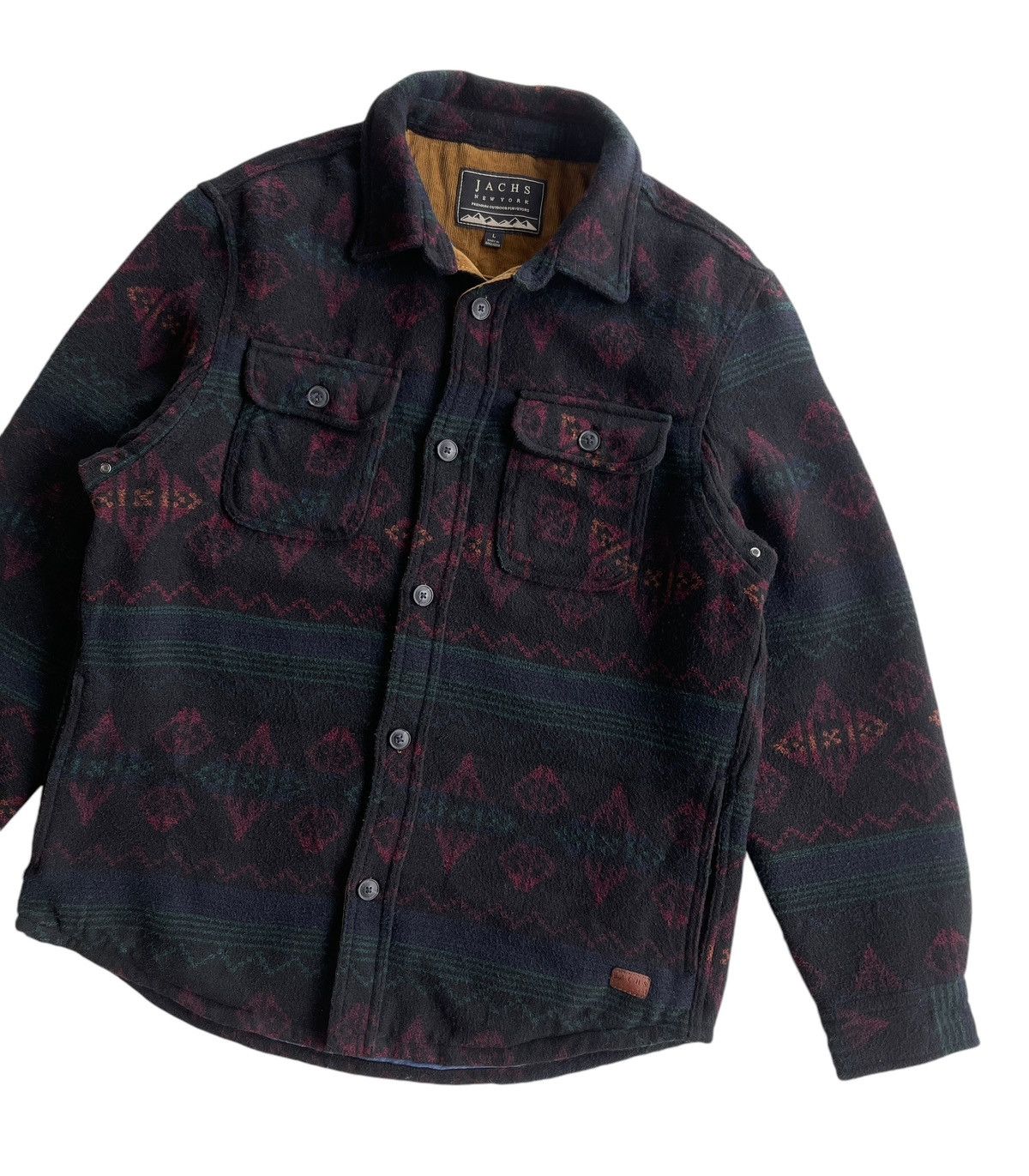 JACHS NY Jachs New York Wool Blend Aztec Jacket Size US L / EU 52-54 / 3 - 5 Thumbnail