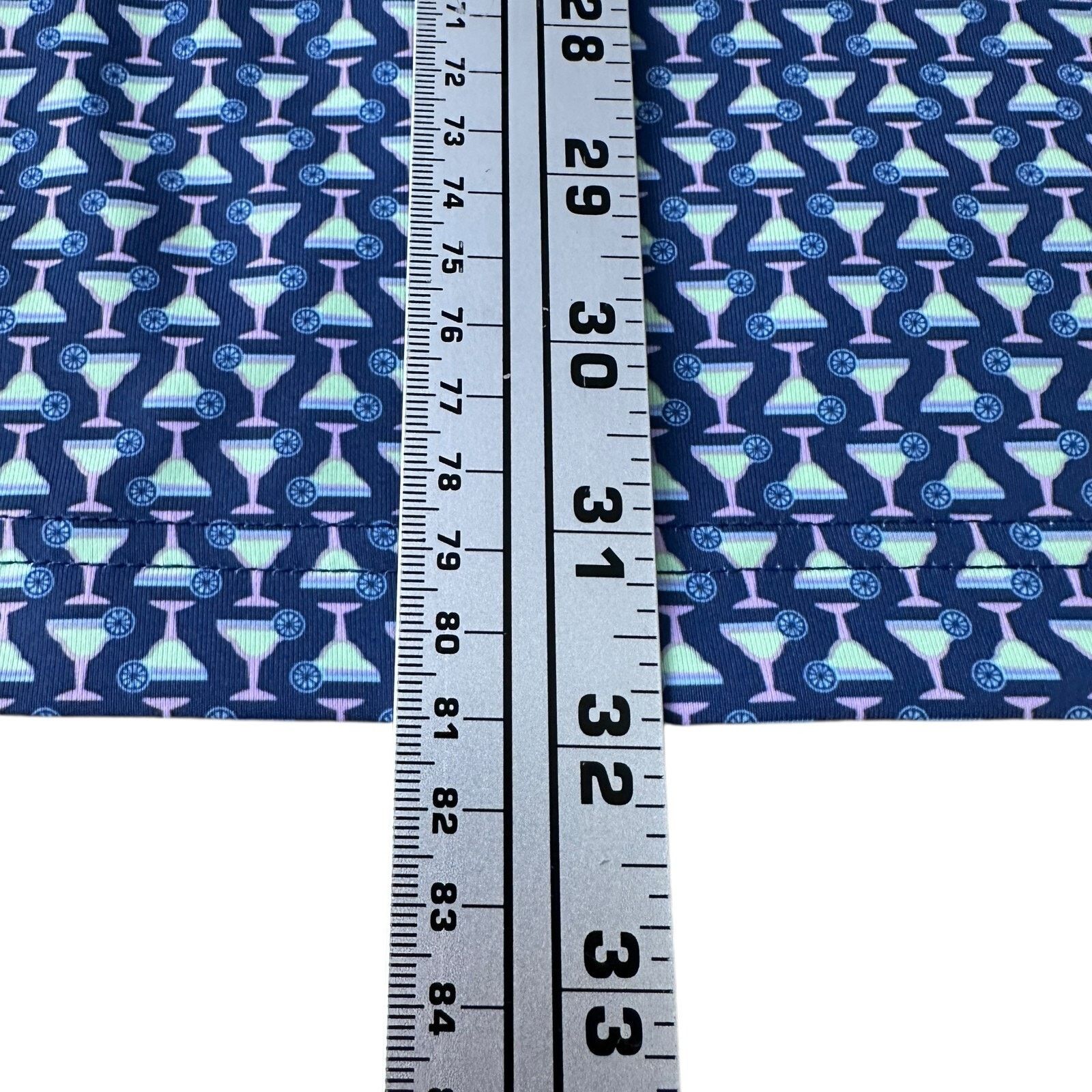 Other Turtleson Polo Shirt Men Large Blue Margarita Cocktail AOP Size US L / EU 52-54 / 3 - 11 Thumbnail