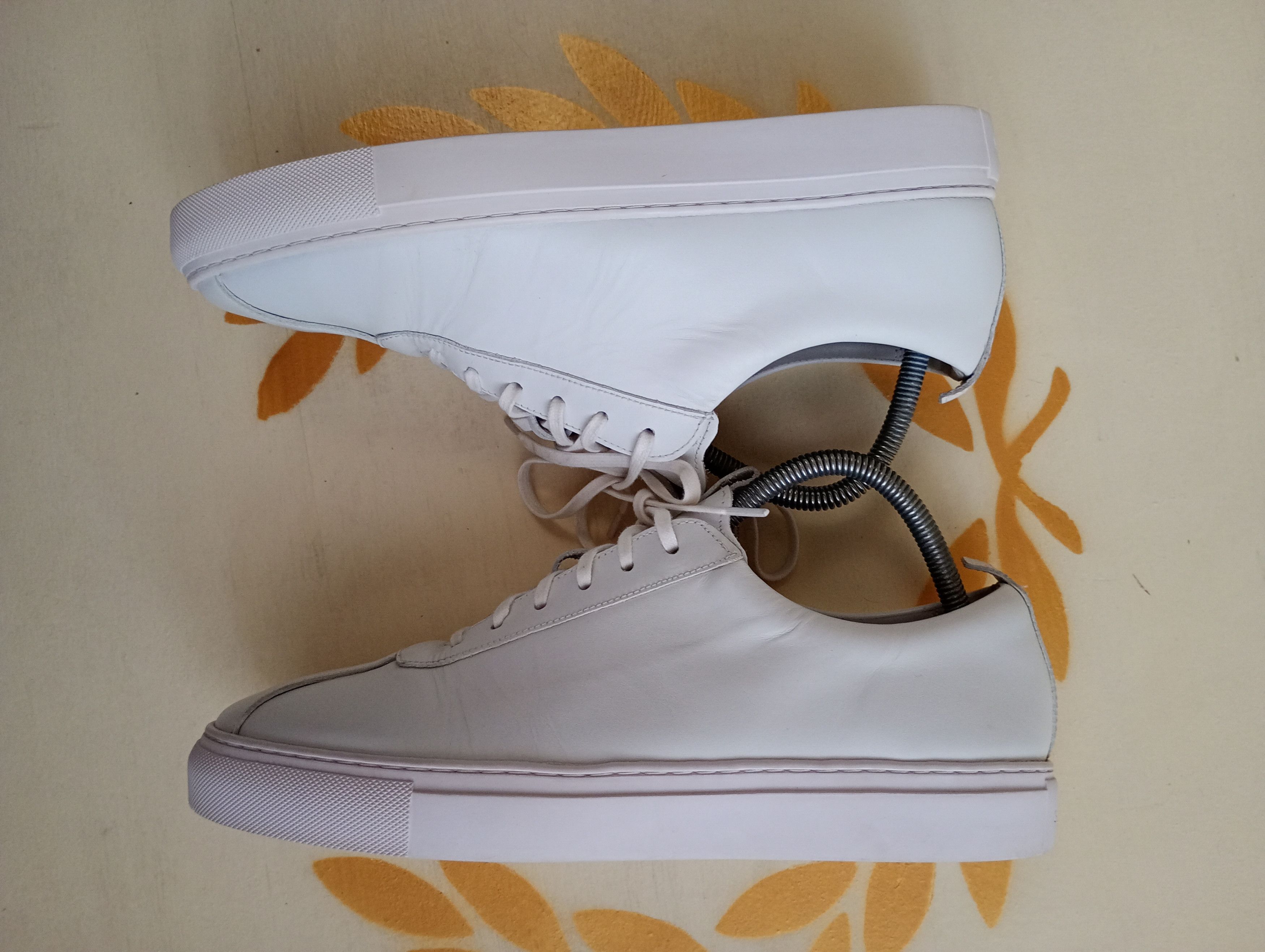 Grenson Grenson White Leather Sneakers Size US 8 / EU 41 - 8 Thumbnail