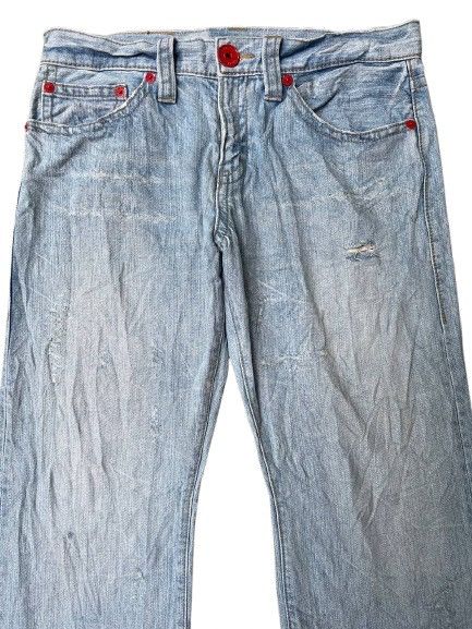 Other CO & LU STRAIGHT CUT JEANS SMALL DISTRESSED Size US 36 / EU 52 - 2 Thumbnail