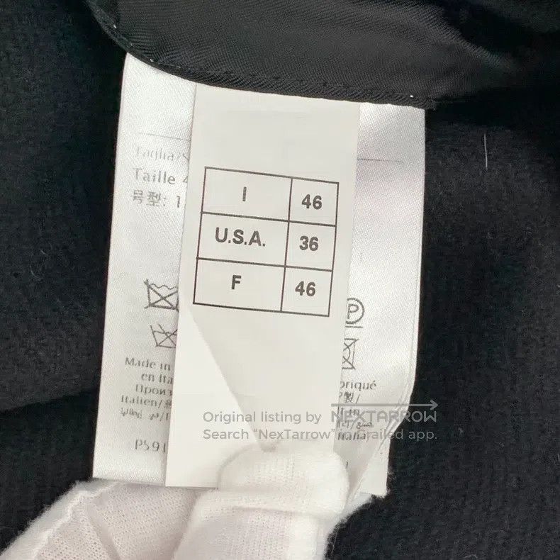 Valentino Valentino Black wool Fangling double-breasted short coat Size S / US 4 / IT 40 - 6 Thumbnail
