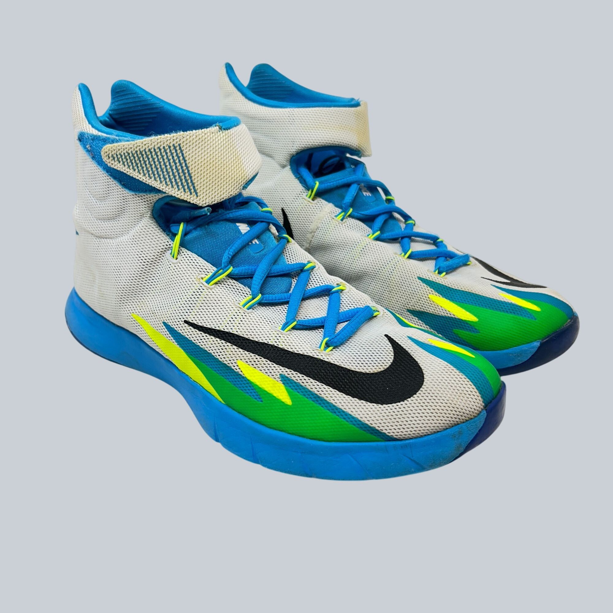 Nike Nike Zoom HyperRev White Vivid Blue' 630913-100 Mens Sz 10.5 Size US 10.5 / EU 43-44 - 4 Thumbnail
