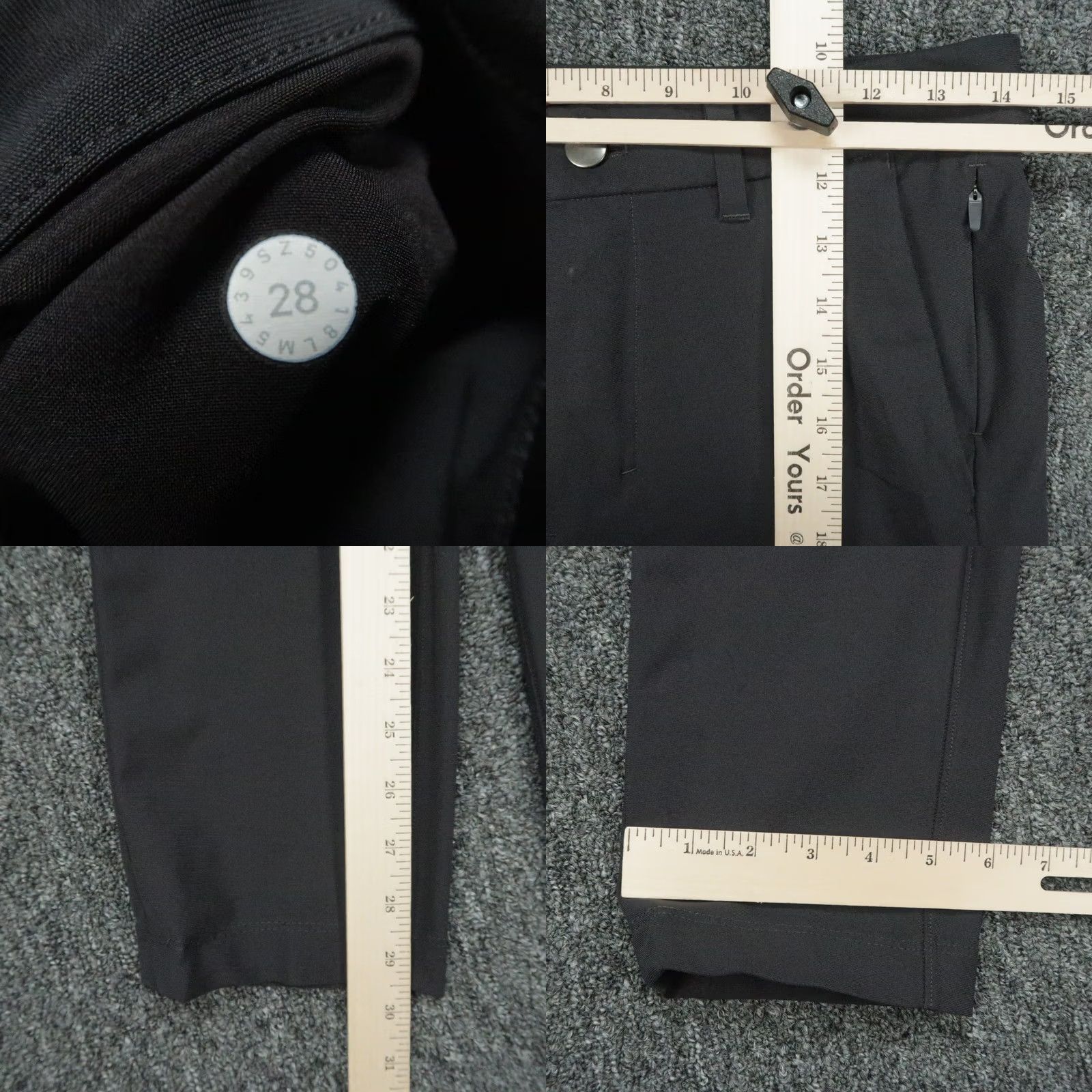 Lululemon Lululemon Pants Mens 28x30 Commission Slim Zip Pocket Trouser Chino Obsidian Size US 28 / EU 44 - 8 Thumbnail