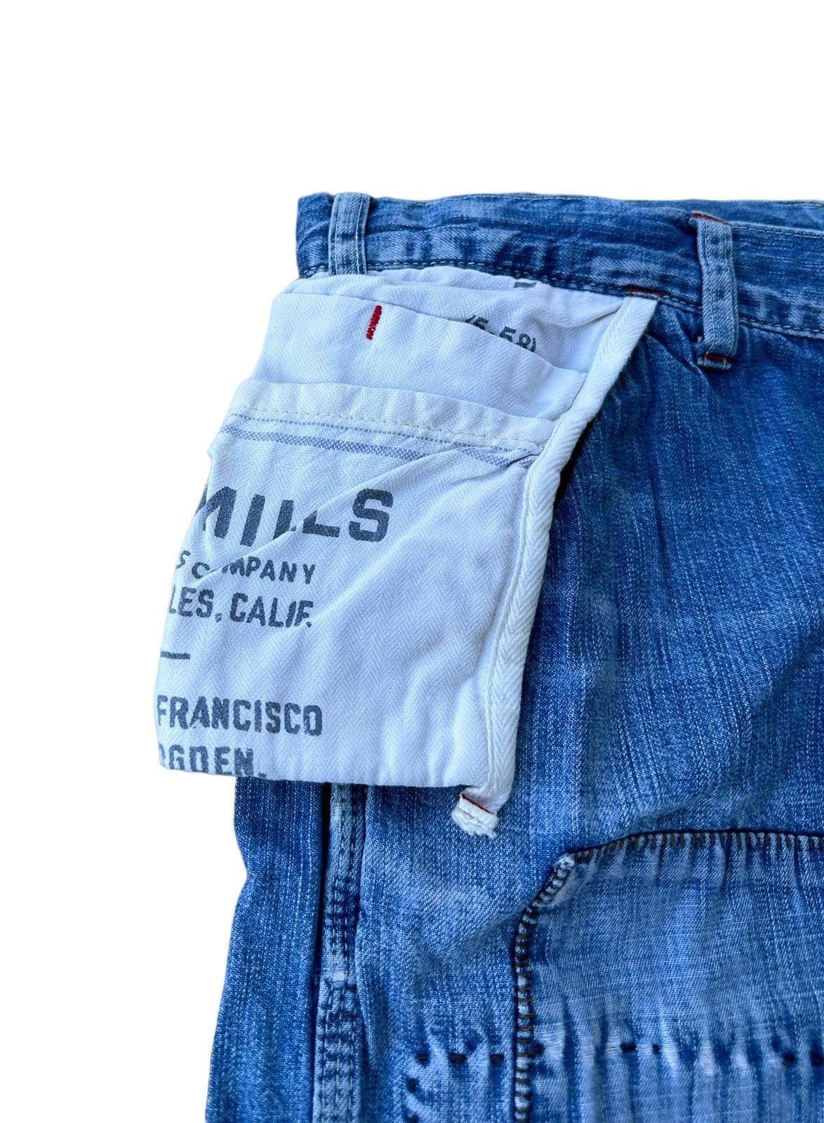 Japanese Brand Denim & dungare sashiko carpenter jeans Size US 30 / EU 46 - 6 Thumbnail