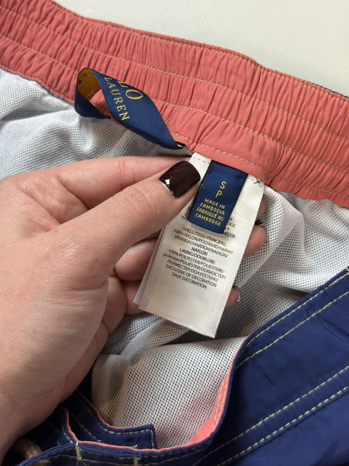 Polo Ralph Lauren Polo Ralph Lauren Nylon Cargo Pocket Beach Swimming Shorts Size US 30 / EU 46 - 12 Thumbnail