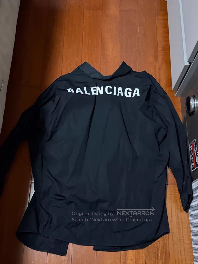 Balenciaga Balenciaga Black long sleeve shirt Size XXS / US 00 / IT 34 - 1 Thumbnail