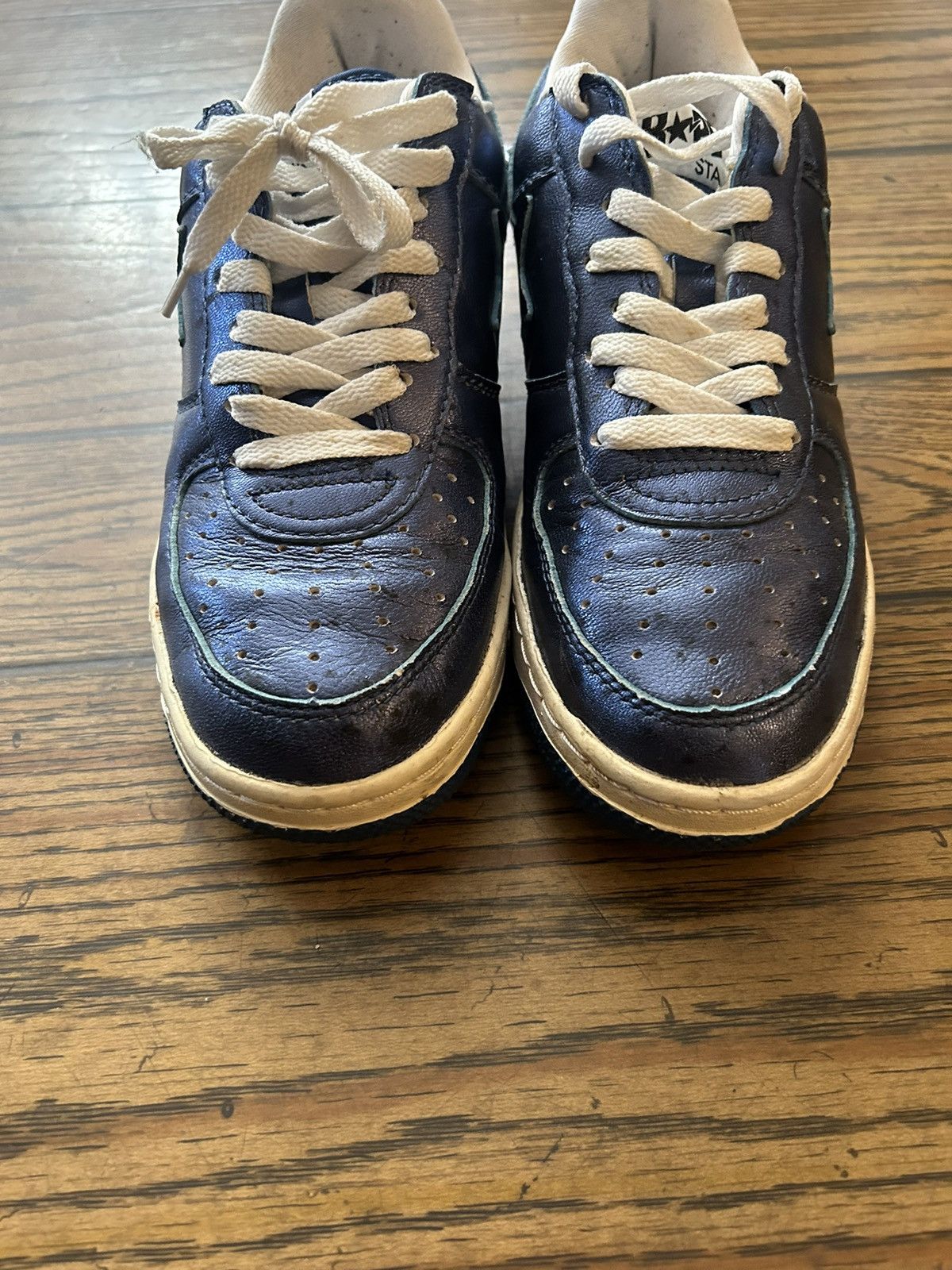 Bape Bape OG Navy Glitter Bapestas 8 Size US 8 / EU 41 - 6 Thumbnail