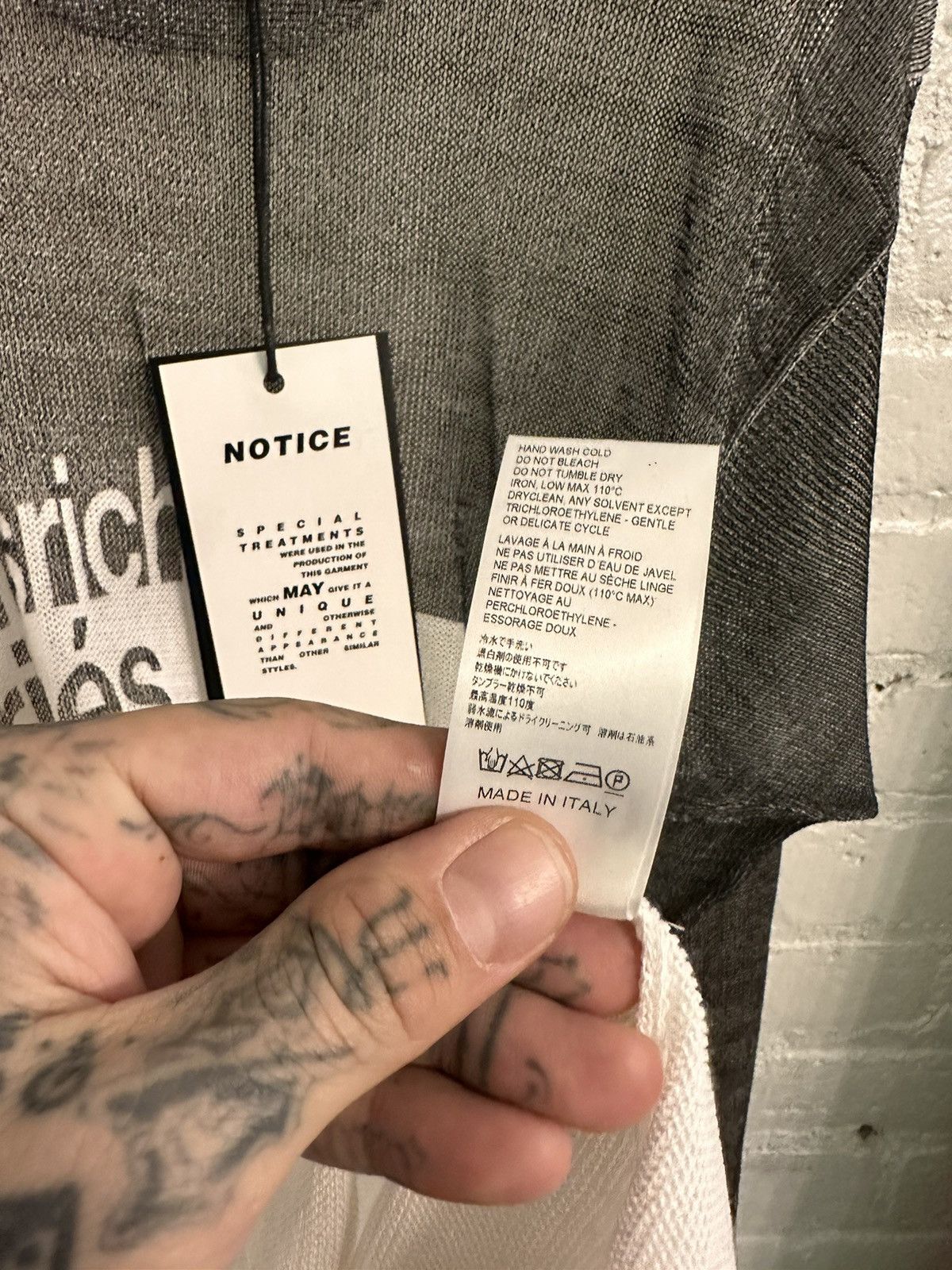 Enfants Riches Deprimes ERD Early ERD Runway Campaign 2 Tone Shirt M-XL Size US M / EU 48-50 / 2 - 8 Thumbnail