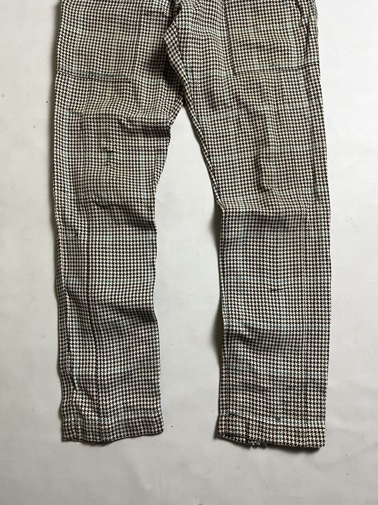 Beauty Beast 90s - Milkboy houndtooh Zipper Pant / lgb / i6 w 9 style Size US 32 / EU 48 - 4 Thumbnail