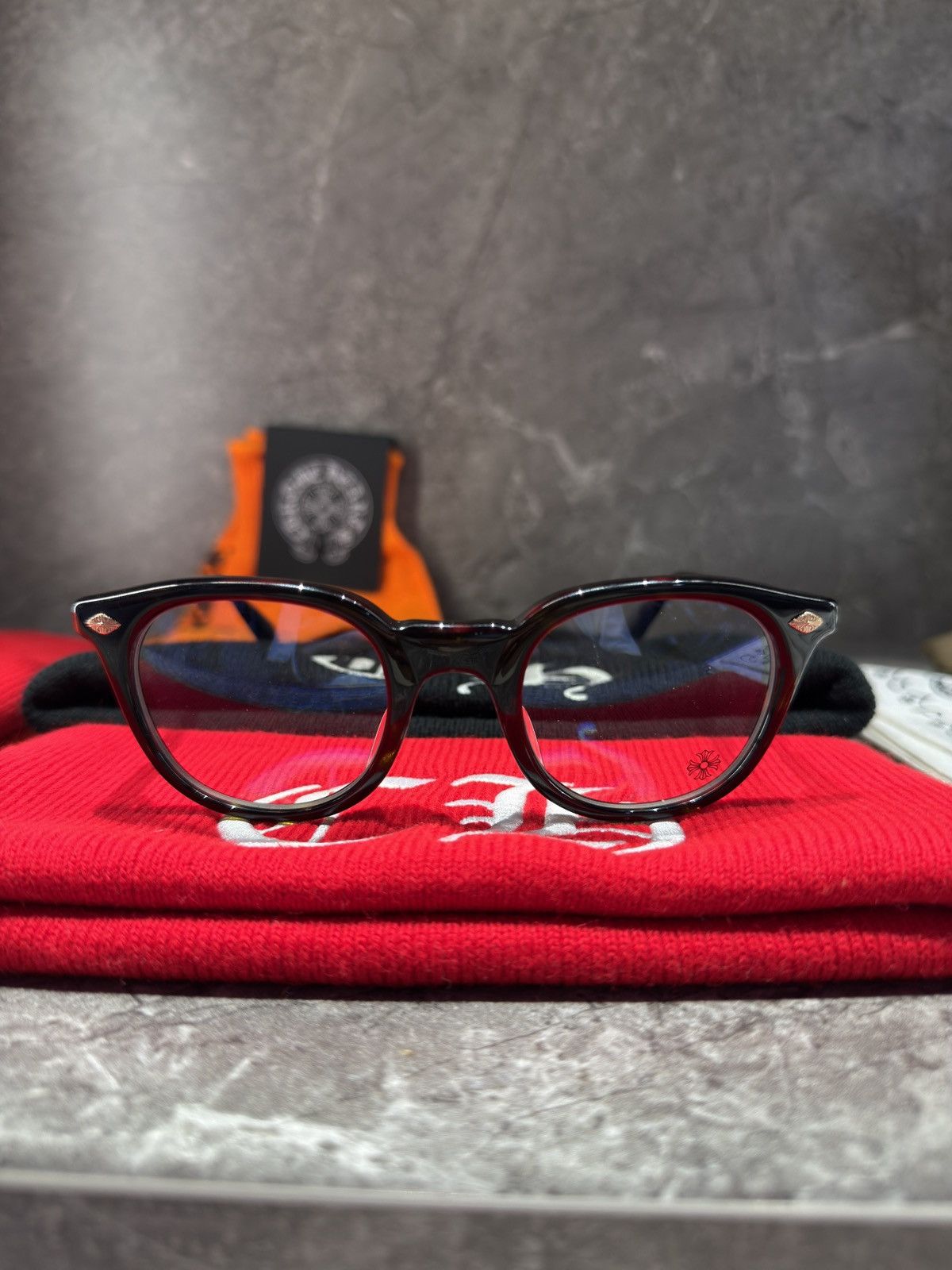 Chrome Hearts Chrome Hearts Just In Brown Glasses Size ONE SIZE - 4 Thumbnail